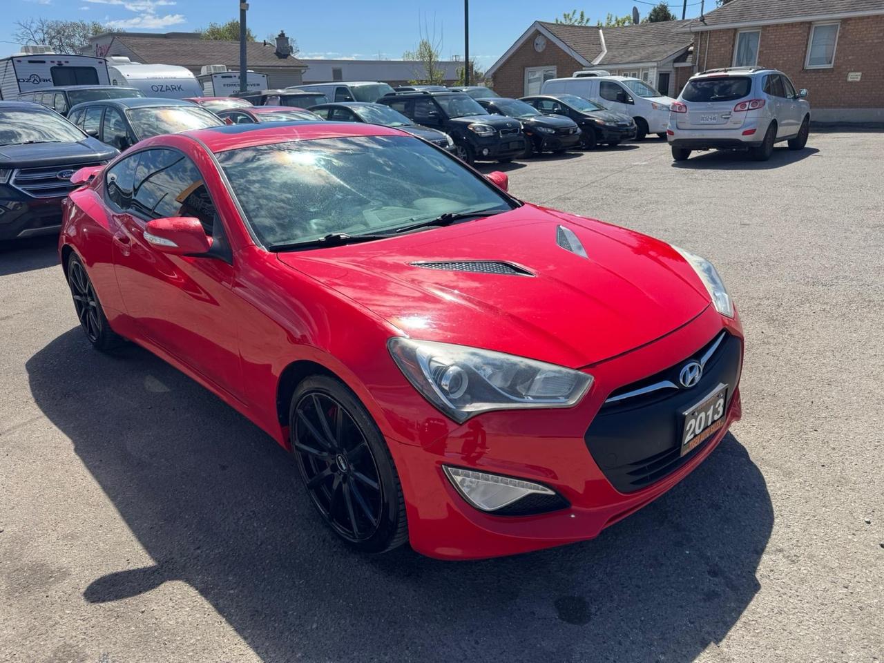 2013 Hyundai Genesis Coupe AS IS, GT, V6, 3.8L, BROWN LEATHER, WHEELS Photo