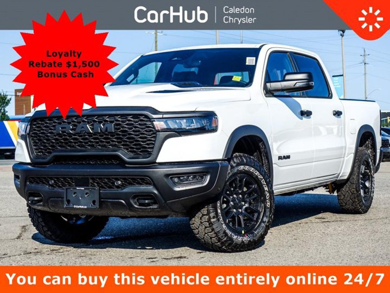 2026 RAM 1500 Rebel Crew Cab 5'7" Box 3.0L Hurricane twin-turbo I6 DECAL DELETE | ELECTRONIC-LOCKING REAR DIFFERENTIAL | PERFORMANCE-TUNED Photo
