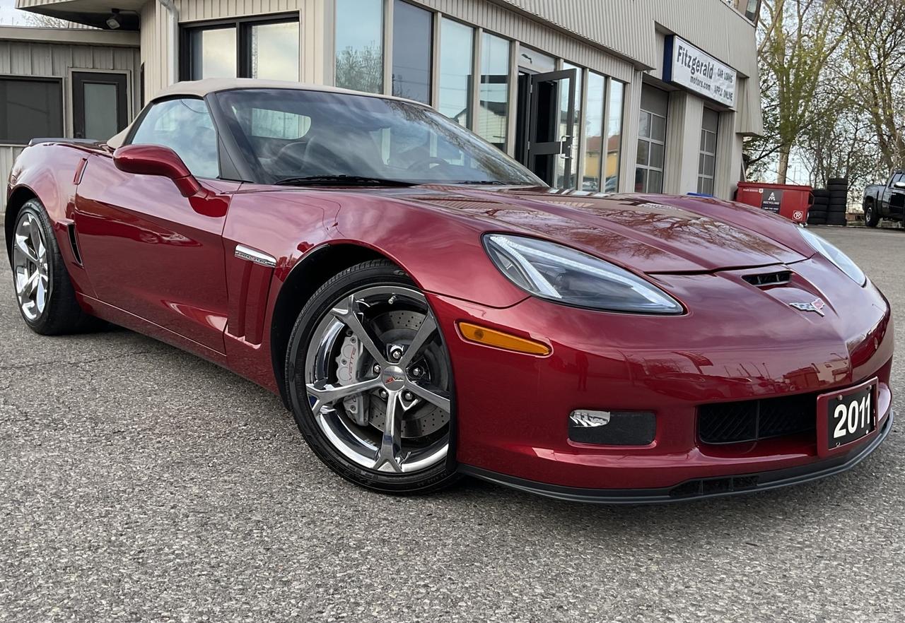 2011 Chevrolet Corvette Grand Sport Convertible 3LT - LEATHER! NAV! HUD! B Photo0