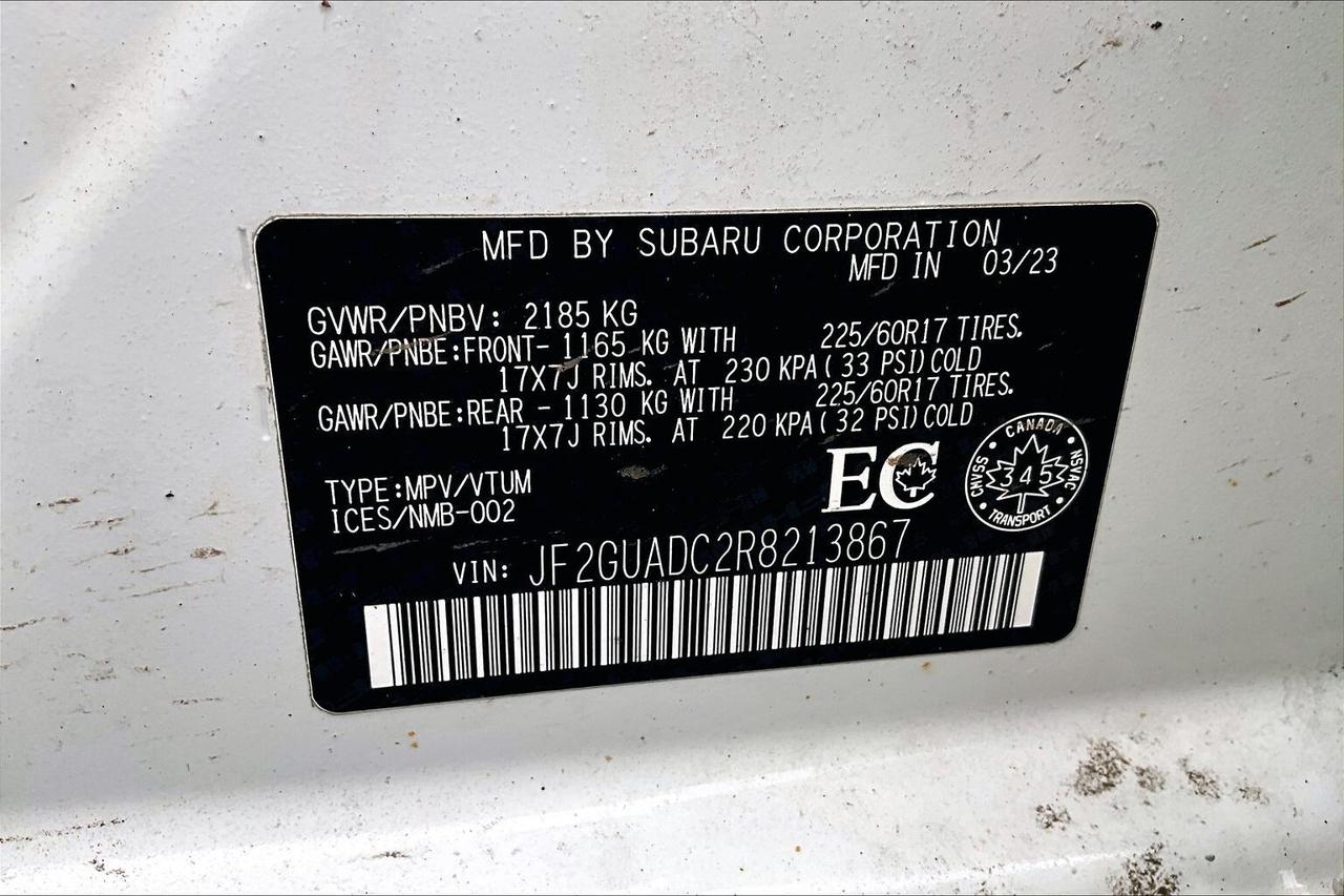 2024 Subaru Crosstrek TOURING AWD   HEATED SEATS/STEER   BLINDSPOT ALERT Photo