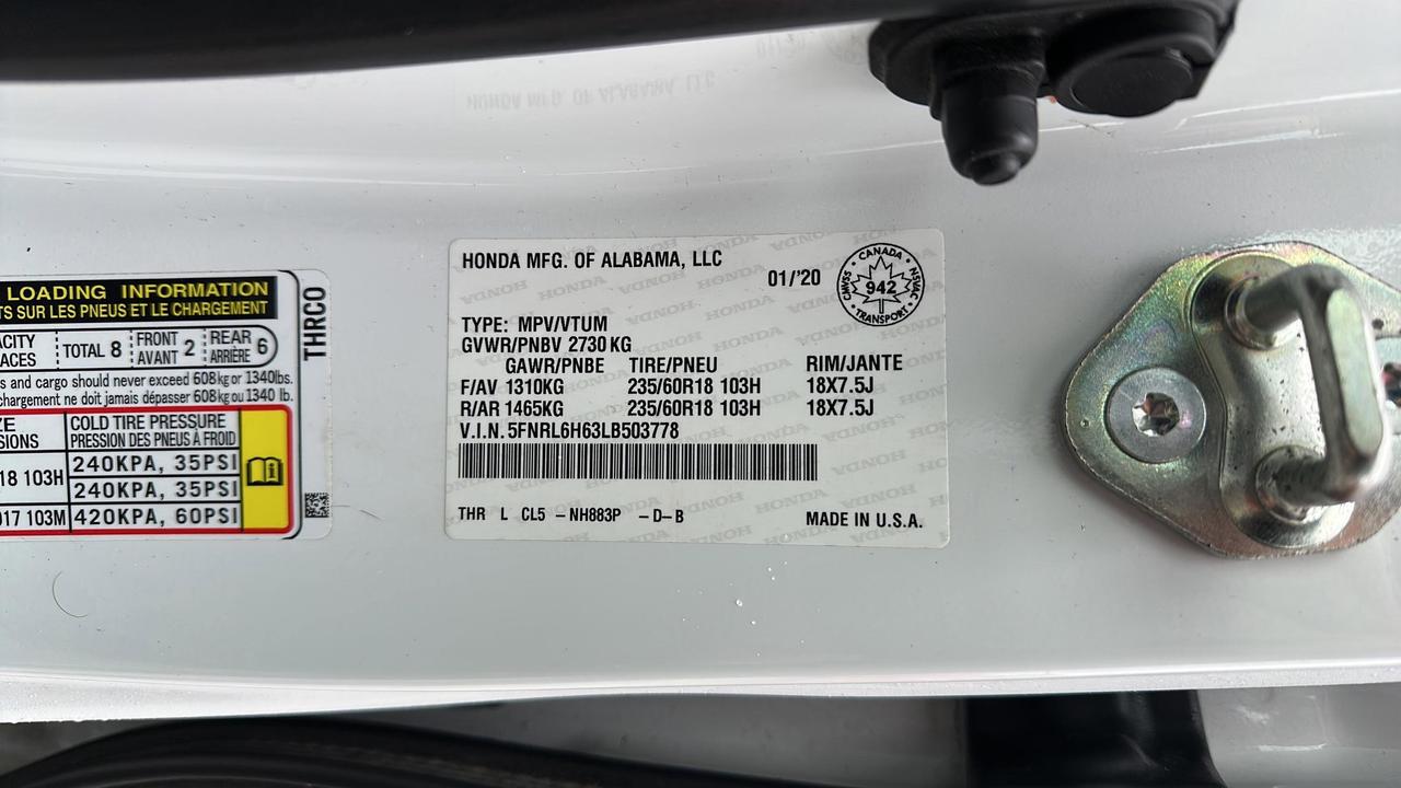 2020 Honda Odyssey  Photo