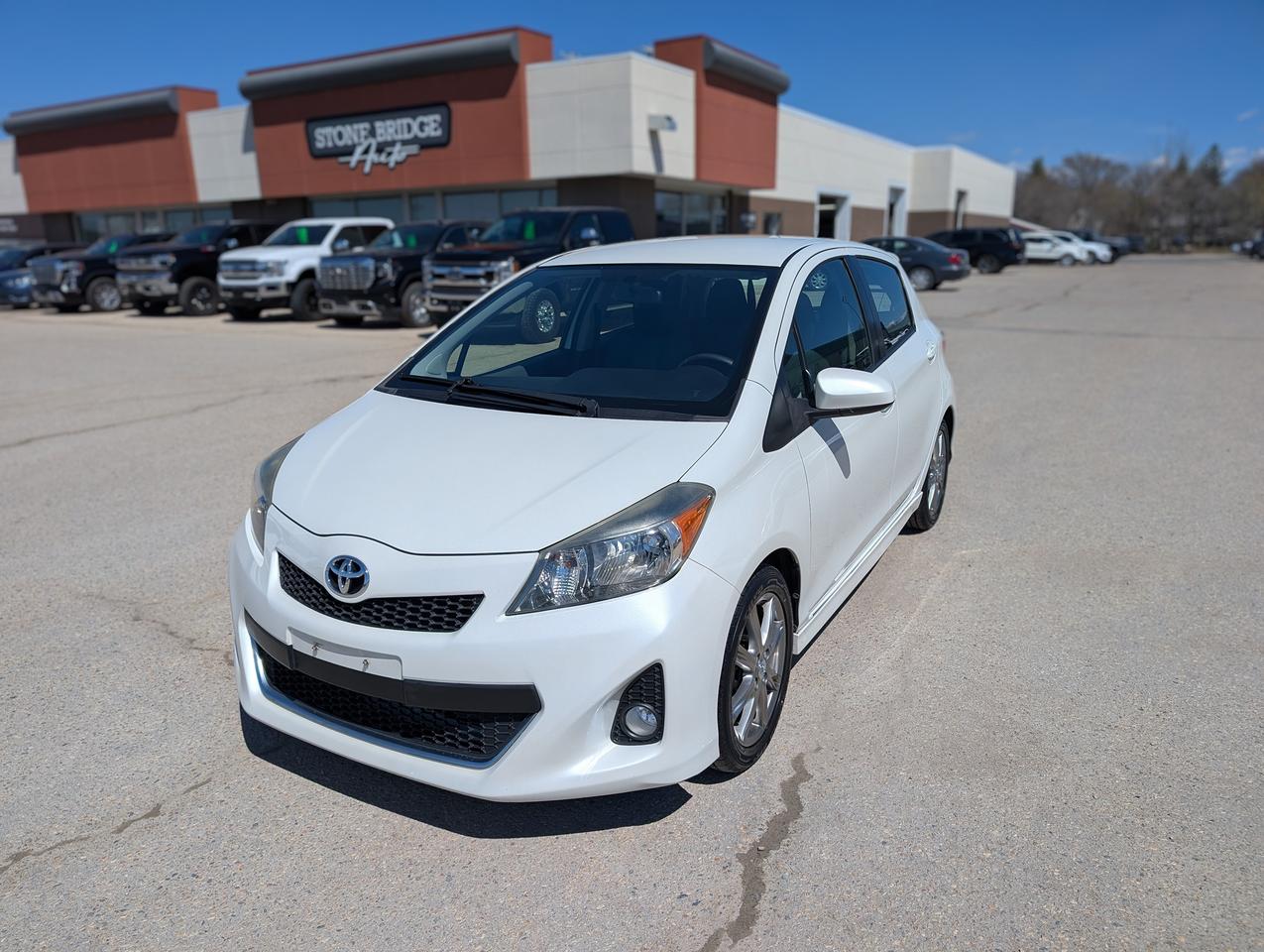 <p dir=ltr>Come finance this vehicle with us. Apply on our website stonebridgeauto.com&nbsp;</p><p>&nbsp;</p><p dir=ltr>2013 Toyota Yaris SE with 185000km. 1.5L 4 cylinder FWD. Clean title and safetied. One owner.&nbsp;</p><p>&nbsp;</p><p dir=ltr>Great fuel economy</p><p dir=ltr>Traction control</p><p dir=ltr>A/C</p><p dir=ltr>Power windows</p><p dir=ltr>Power locks</p><p>&nbsp;</p><p dir=ltr>We take trades! Vehicle is for sale in Steinbach by STONE BRIDGE AUTO INC. Dealer #5000 we are a small business focused on customer satisfaction. Text or call before coming to view and ask for sales.</p>