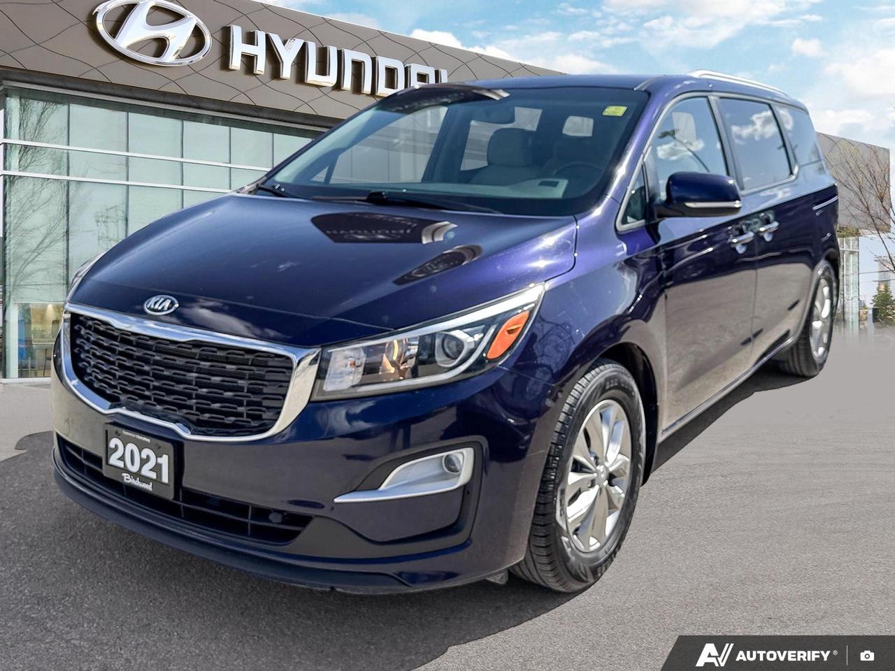 Winnipegs #1 Hyundai Dealer for 6 consecutive years and now Canadas 2026 Dealer of the Year! Come and See Why! 

We believe the first step to a great customer experience is transparent pricing and payments. Also, we offer a complete online and in-store experience, we allow you to shop the way you want! Easy quotes with no pressure!

Thank you for viewing our inventory online, we would love the opportunity to provide you with more information, photos, or a customized video! Please just ask!
If you need a capable, family-ready minivan with a clean history and a well-equipped cabin, this 2021 Kia Sedona LX+ checks all the right boxes. Coming in as a local trade with a clean CARFAX report, this Mineral Blue Sedona offers genuine peace of mind alongside the everyday practicality your family demands.

- Clean CARFAX  no reported accidents, local Manitoba trade
- 8-passenger seating with 3-row configuration, including a fold-flat 3rd row
- Heated power front seats with 4-way lumbar support and driver/passenger memory settings
- Dual zone front automatic air conditioning plus rear HVAC with separate controls
- 7 touchscreen with Android Auto, Apple CarPlay, Bluetooth, and USB ports
- Heated leather steering wheel with cruise and audio controls
- Front and rear parking sensors plus rearview backup camera
- 17 alloy wheels, deep tinted glass, and power heated/folding side mirrors

Whether youre hauling the whole family across town or loading up for a weekend trip, this Sedona is ready for the job. Stop by Birchwood Hyundai to book your test drive, get a transparent quote online, or reach out with any questions  were happy to walk you through every detail, including photos or a personalized video walk-around. Shop the way that works best for you at birchwoodhyundai.com.
All Used Vehicles at Birchwood Hyundai include: 

*Full Multi-point Inspection 
*Free CARFAX vehicle report 
*Full tank of gas 
*Detailed cleaning 

Want a better look at a part or feature of this vehicle? Contact us and we can provide you a personalized video to show you in detail!

Experience award winning service at Birchwood Hyundai on McPhillips today and see why we are the Dealer of the Year and the #1 Certified Pre-Owned Hyundai dealership in Western Canada!

Dealer permit #4423
Dealer permit #4423