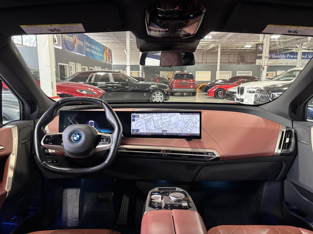 2022 BMW iX xDrive50|AWD|MASSAGE|HEADSUP|3DCAM|BROWNLEATHER|++ Photo