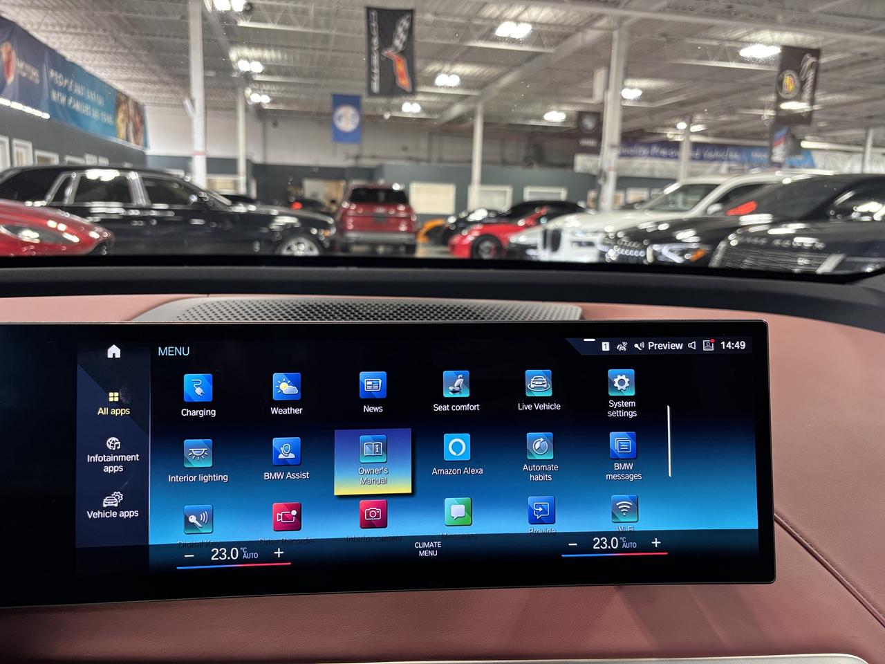 2022 BMW iX xDrive50|AWD|MASSAGE|HEADSUP|3DCAM|BROWNLEATHER|++ Photo