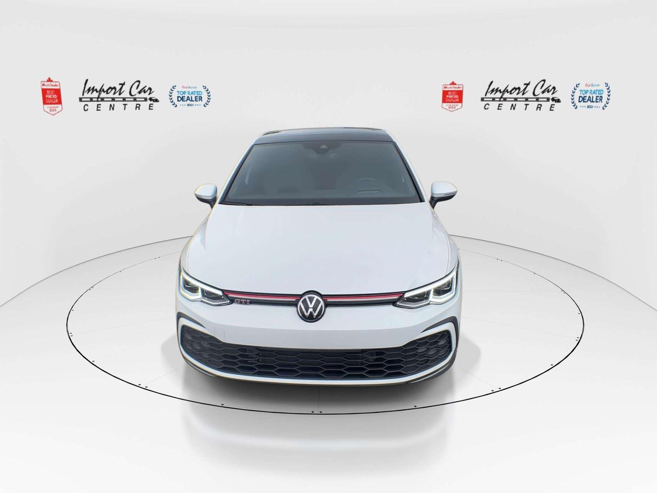 2023 Volkswagen Golf GTI Performance PERFORMANCE, HEADS UP, HARMAN KARDON, NAVI, LEATHER, PANO. ROOF, BLIS, HTD. & VENTED SEATS Photo