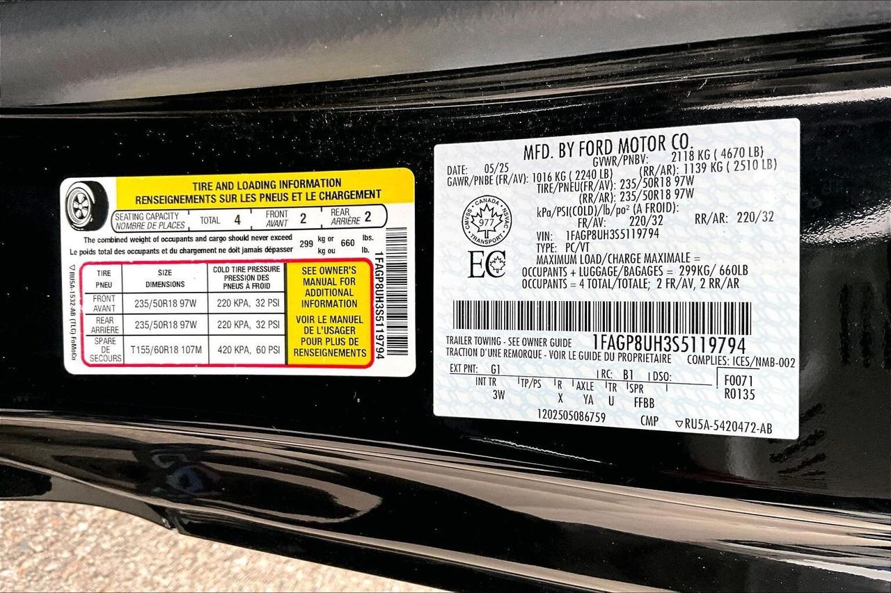 2025 Ford Mustang Ecoboost Premium Convertible RWD Photo