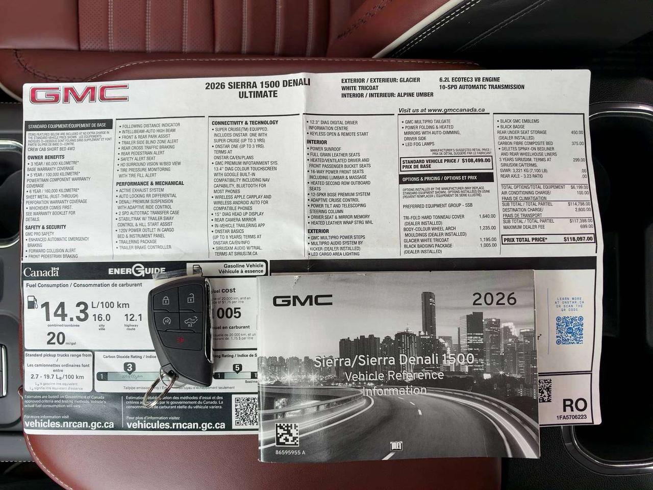2026 GMC Sierra 1500 Denali Ultimate 6.2L V8 | Fully Loaded  | 4X4 Photo