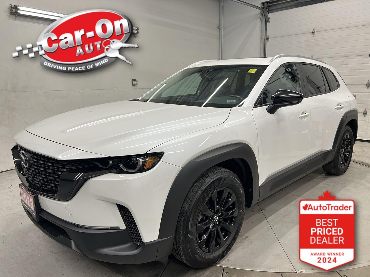 ONLY 33,000KMS! All-Wheel Drive w/ Leather, panoramic sunroof, heated seats & steering, Android Auto/ Apple CarPlay, 17-inch black alloys, adaptive cruise control, blind spot monitor, rear cross-traffic alert, pre-collision system, lane departure warning, backup camera, dual-zone climate control, rain-sensing wipers, keyless entry w/ push start, power liftgate, full power group, automatic headlights, Bluetooth and drive mode selector!!!
