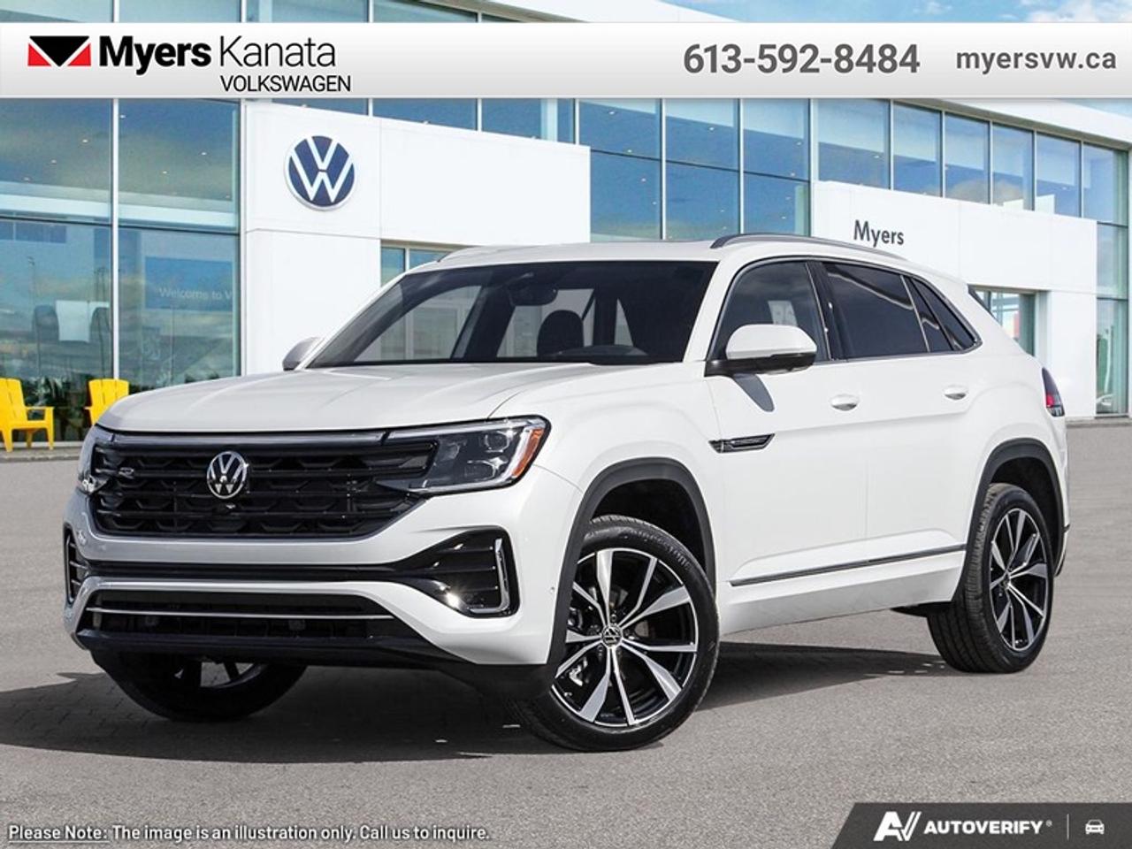 <b>Massaging Seats,  Sunroof,  Navigation,  360 Camera,  Leather Seats!</b><br> <br> The 2026 Volkswagen Atlas Cross Sport features advanced safety and driver-assist technologies engineered to enhance your journey with assurance.<br> <br>From the outside, the Atlas Cross Sport showcases a bold two-row SUV silhouette, sculpted lines and a commanding stance that merge style with presence. Inside, the cabin offers premium materials, intuitive connectivity and comfortable seating designed with both driver and passengers in mind. With its thoughtful design, smart features and Volkswagens dedication to quality, the Atlas Cross Sport presents itself as a versatile and well-rounded choice in the midsize SUV segment.<br> <br>This Oryx Wht Prl SUV has an Automatic transmission and is powered by a 269HP 2.0L 4 Cylinder Engine. <br> <br> Our Atlas Cross Sports trim level is Execline. This trim rewards you with a panoramic sunroof, an aerial view camera system, and a 10-speaker harman/kardon audio system. Other standard features include ventilated and heated front seats with massage function, heated rear seats, leather upholstery, a heated steering wheel, adaptive cruise control, Car-Net 4G LTE, remote engine start, a power liftgate for rear cargo access, and a 12-inch infotainment screen with inbuilt navigation, Apple CarPlay and Android Auto. Safety features also include lane keep assist with lane departure warning, collision mitigation, blind spot alert, front and rear parking sensors, and forward collision mitigation. This vehicle has been upgraded with the following features: Massaging Seats, Sunroof, Navigation, 360 Camera, Leather Seats, Premium Audio, Cooled Seats.<br><br> <br>To apply right now for financing use this link: <a href=https://www.myersvw.ca/financing-request/ target=_blank>https://www.myersvw.ca/financing-request/</a><br> <br/><br>Call one of our experienced Sales Representatives today and book your very own test drive! Why buy from us? Move with the Myers Automotive Group since 1942! We take all trade-ins - Appraisers on site!<br> Come by and check out our fleet of 30+ used cars and trucks and 140+ new cars and trucks for sale in Kanata.  o~o