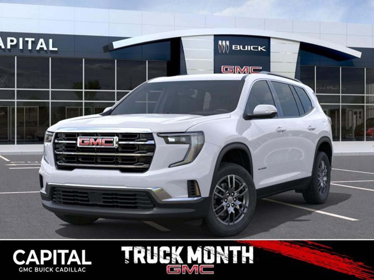 This 2026 GMC Acadia in Summit White is equipped with AWD and Gas 2.5L/ engine.Check out this vehicles pictures, features, options and specs, and let us know if you have any questions. Helping find the perfect vehicle FOR YOU is our only priority.P.S...Sometimes texting is easier. Text (or call) 306-801-9090 for fast answers at your fingertips!Dealer License #914248Disclaimer: All prices are plus taxes & fees. See dealer for Details. Dealer Permit # 914248 See dealer for Details.
