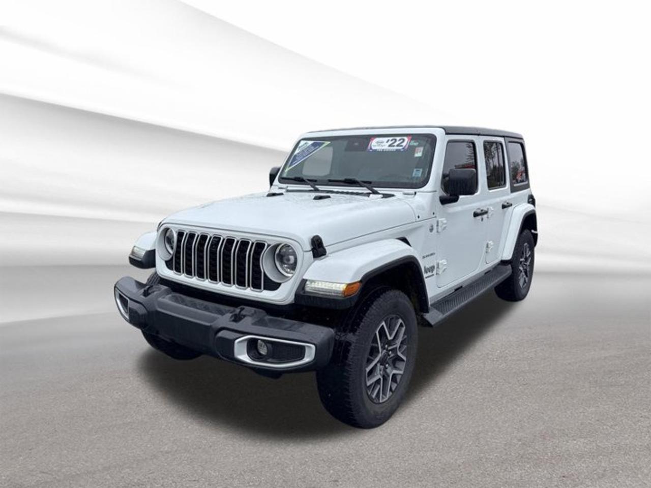 Built for open-air freedom and everyday ease, this used 2024 Jeep Wrangler Sahara brings classic Jeep capability to Halifax drivers in a smart, modern package. Finished in White with a Black interior, this four-door convertible pairs a turbocharged 2.0-litre gas engine with an automatic transmission and four-wheel drive for confident travel in all seasons.With 94,189 km, this 2024 Jeep Wrangler Sahara shows the versatility that has made the Wrangler a favourite for drivers who want adventure without giving up comfort. Side steps add easier access, the auto-dimming rearview mirror helps reduce glare at night, and the DOHC engine design supports smooth, efficient power delivery on city streets and rougher routes alike.FEATURES OF THE Wrangler SaharaFour-door body adds daily driving practicalityConvertible design delivers open-air Jeep freedomAutomatic transmission supports smooth easy drivingFour-wheel drive boosts year-round road confidenceADVANCED SAFETY FEATURESFour-wheel drive adds traction in poor conditionsAuto-dimming mirror reduces nighttime rear glareFour-door layout supports easier passenger entryStrong Jeep design inspires solid road confidencePERFORMANCE AND EFFICIENCYTurbocharged 2.0-litre engine delivers eager responseAutomatic transmission provides smooth gear changesDOHC engine design supports efficient operationGas power suits daily and weekend travelCOMFORT AND CONVENIENCESide steps help entry and exitFour doors improve family-friendly everyday accessConvertible roof adds fresh-air driving funBlack interior offers a clean cabinTECHNOLOGY AND CONNECTIVITYAuto-dimming mirror adds useful driving supportEasy automatic operation simplifies urban commutingClear driver-focused layout supports daily useModern Jeep design feels practical insideCARGO SPACEFour-door design improves loading convenienceRear area supports everyday gear needsCabin layout offers useful storage flexibilityGreat for errands trips and weekendsAWARDS & RECOGNITIONSBest Resale Value Award, Canadian Black Book, 2024WHAT OTHER OWNERS LIKEOpen-air driving experience with true Jeep characterConfident four-wheel drive in changing weatherPractical four-door versatility for daily lifeTurbo power with smooth automatic shiftingFor drivers shopping at Steele Halifax Chrysler Dodge Jeep Ram FIAT, this used 2024 Jeep Wrangler Sahara stands out with proven Jeep capability, a bright White finish, and the freedom of convertible driving. Its turbocharged engine, automatic transmission, and four-wheel drive setup make it a strong fit for Nova Scotia roads, from downtown Halifax to weekend escapes beyond the city.This 2024 Jeep Wrangler Saharas VIN is: 1C4PJXENXRW119774.We invite you to book a viewing and test drive at your earliest convenience