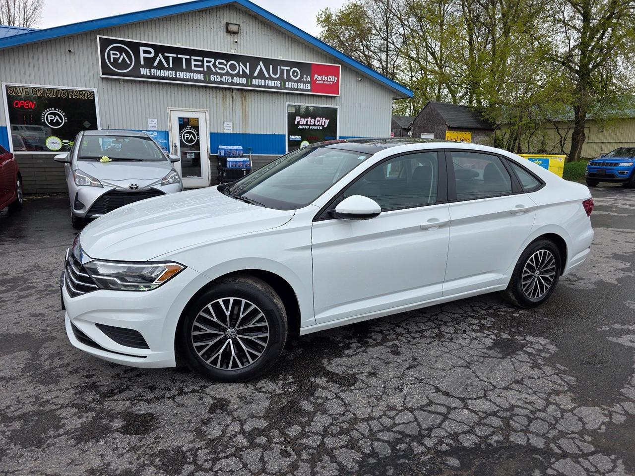 LEATHER-SUNROOF-ALLY RIMS-GOOD ON GAS-WE FINANCE Discover the perfect blend of style, efficiency, and reliability with this pre-owned 2019 Volkswagen Jetta. Powered by a fuel-sipping 1.4L L4 DOHC 16V engine, this sedan delivers the smooth performance and responsive handling you crave, all while keeping your fuel costs low. Step inside to experience a refined interior designed for comfort and convenience, making every drive a pleasure. Visit Patterson Auto Sales today and see why the Volkswagen Jetta remains a favorite among drivers who demand more from their daily commute. Your next adventure starts here.