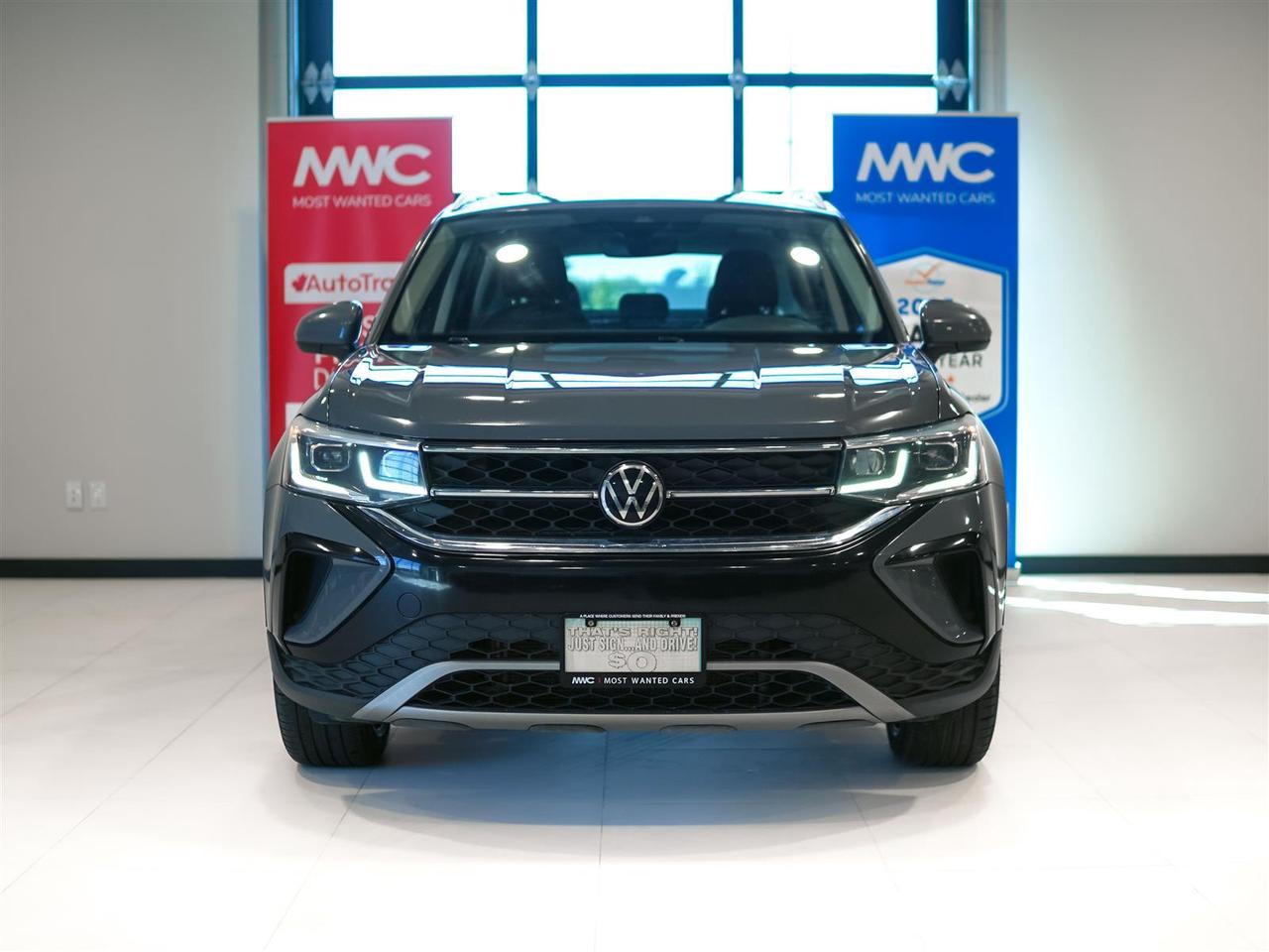 2022 Volkswagen Taos HIGHLINE | AWD | LEATHER | NAV | PANO ROOF | NO ACCIDENTS Photo2