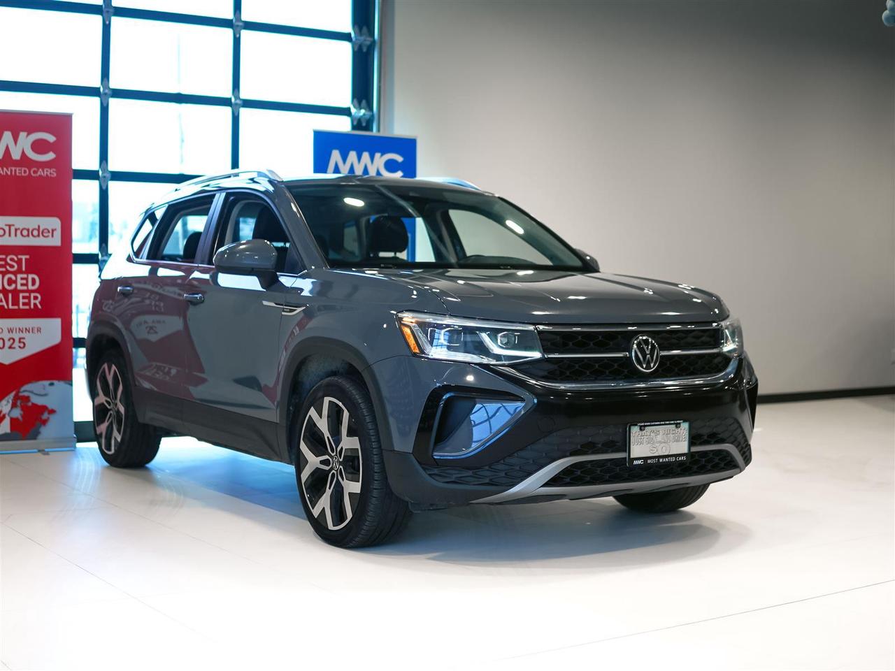 2022 Volkswagen Taos HIGHLINE | AWD | LEATHER | NAV | PANO ROOF | NO ACCIDENTS Photo