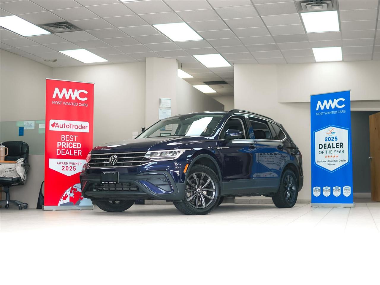 <div style=text-align: justify;><span style=font-size: 10.5pt; font-family: "Times New Roman", serif; font-variant: normal; vertical-align: baseline; white-space: pre-wrap;>Awarded Canada&rsquo;s #1 rated used car dealership with a 4.9/5 rating with 4,500+ reviews. Safety certification included in advertised price. Serving you at our Guelph and Kitchener locations please call to book your appointment. Financing available with rates as low as 6.36% O.A.C.</span><span style=background-color: transparent; font-size: 10.5pt; font-family: Arial, sans-serif; color: rgb(0, 0, 0); font-variant: normal; vertical-align: baseline; white-space: pre-wrap;> </span><span style=font-size:14px;><span style=font-family:times new roman,times,serif;>This new arrival has a CLEAN CARFAX with no accidents and is also a one owner Canadian (Ontario) vehicle. High-value options included with this vehicle are; lane departure warning, adaptive cruise control, pre-collision, black leather / heated / power seats, panoramic sunroof, heated steering wheel, convenience entry, push button, app connect, sunroof, back up camera, touchscreen, OEM remote start and 18&rdquo; alloy rims, offering immense value.<br />&nbsp;<br /><strong>Why Choose Most Wanted Cars</strong><br />At Most Wanted Cars, we&rsquo;re not just a dealership, we&rsquo;re a place where our customers send their family and friends. Since 1975, our family owned and operated business has been proud to offer the best financing options in Kitchener-Waterloo-Cambridge, Guelph, and the surrounding areas. We&rsquo;re proud to be recognized as DealerRater&rsquo;s National Winner for Used Car Dealers in 2023, 2024 & 2025, with an A+ rating from the Better Business Bureau with over 3,600 customer reviews averaging 4.9/5. Most units are one owner, accident free, clean CarProof, low km, Canadian vehicles, local vehicles, odor free and smoke free. We offer a wide selection of Certified Pre-Owned vehicles, each backed by a free CarProof report, with no liens, full safety inspected, with a multi-point inspection. All vehicles are freshly serviced with an oil change and units can be vehicle detailed upon request, ensuring they&rsquo;re ready for the road. Many of our vehicles are dealer serviced and include the balance of factory warranty for added peace of mind. Every vehicle is thoroughly reconditioned and presented in excellent condition, because at Most Wanted Cars you deserve nothing less!<br />To serve you better, we have two convenient locations:<br />&nbsp;</span></span></div><ol><li style=text-align: justify;><span style=font-size:14px;><span style=font-family:times new roman,times,serif;><strong>600 Elmira Rd N, Guelph &ndash; 519 822 2227</strong></span></span></li><li style=text-align: justify;><span style=font-size:14px;><span style=font-family:times new roman,times,serif;><strong>1620 King Street East, Kitchener &ndash; 519 772 3040</strong></span></span></li></ol><div style=text-align: justify;><span style=font-size:14px;><span style=font-family:times new roman,times,serif;>&nbsp;<br />Visit us at <a href=http://www.mostwantedcars.ca/>www.mostwantedcars.ca</a> to explore our full inventory and complete an easy online finance application for exclusive online preferred rates. Interest rates offered as low as 6.46% on approved credit.<br /><em>Note: Prices listed are available for financing purchases only, with approved credit. The cash price is $975 more for other payment methods. Taxes and licensing are not included in the listed price.</em><br />&nbsp;<br />Most Wanted Cars also provides additional protection options at exclusive pricing, including the Fresh Start Platinum Package, rust protection, ceramic coating, gap insurance, extended warranties, walk-away insurance, and road hazard protection, among others. For more details, please consult with your sales representative.</span></span></div>