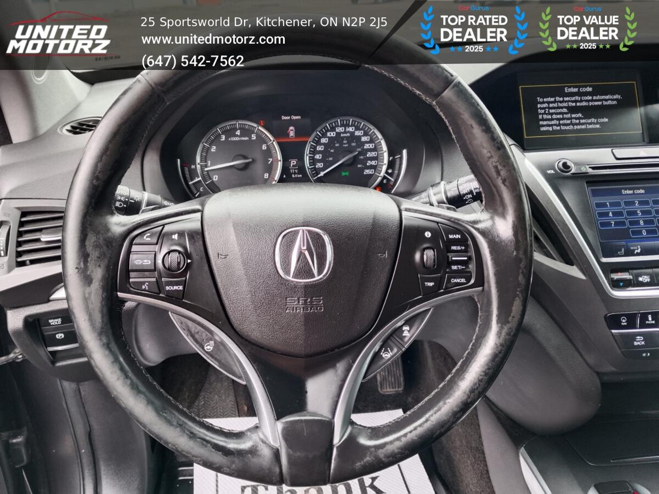 2017 Acura MDX SH-AWD Navigation Pkg~SAFETY CERTIFIED~28 SERVICE Photo