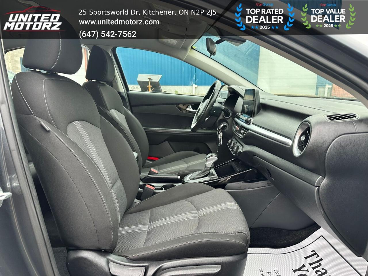 2022 Kia Forte GT LINE~SAFETY CERTIFIED~NO ACCIDENTS~ ONE OWNER~ Photo