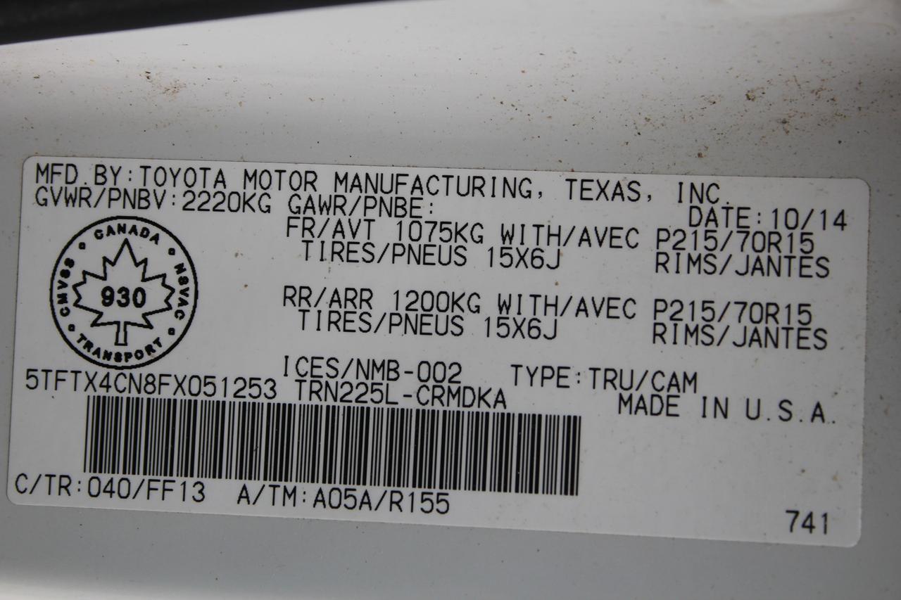 2015 Toyota Tacoma  Photo