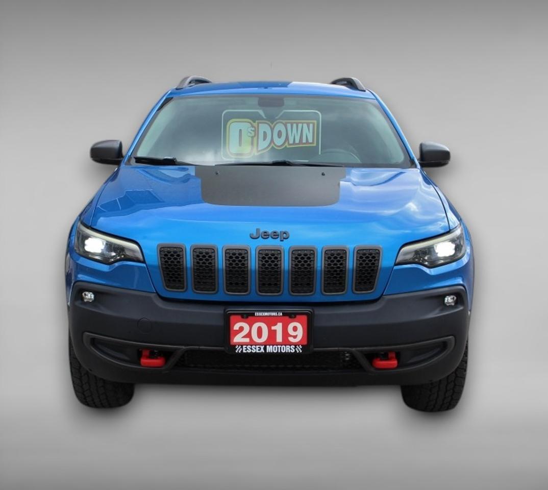 2019 Jeep Cherokee Trailhawk*LowK*4x4*Heated Leather*CarPlay*Rear Cam Photo