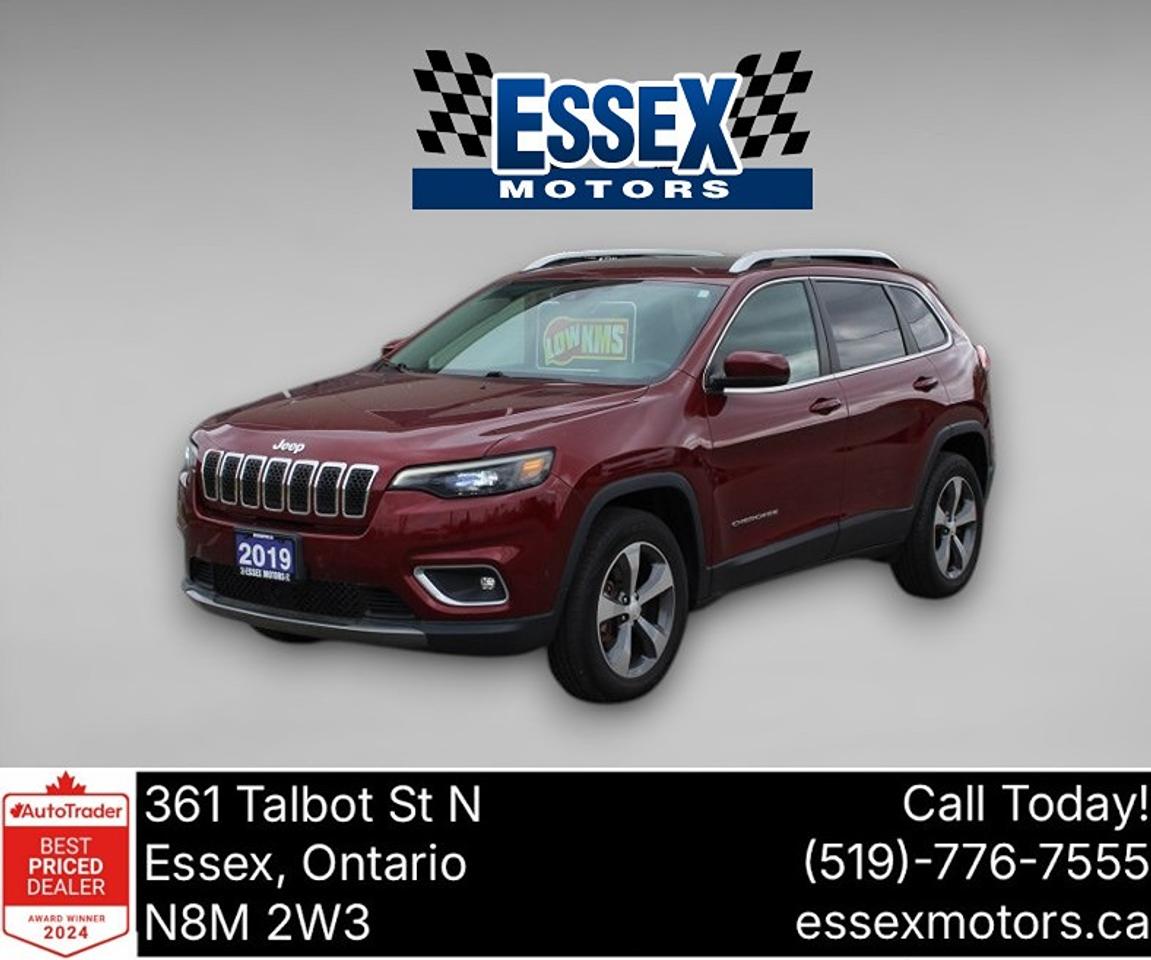 2019 Jeep Cherokee Limited*Low Ks*4x4*Turbo*Heated Leather*Moon Roof - Photo #1