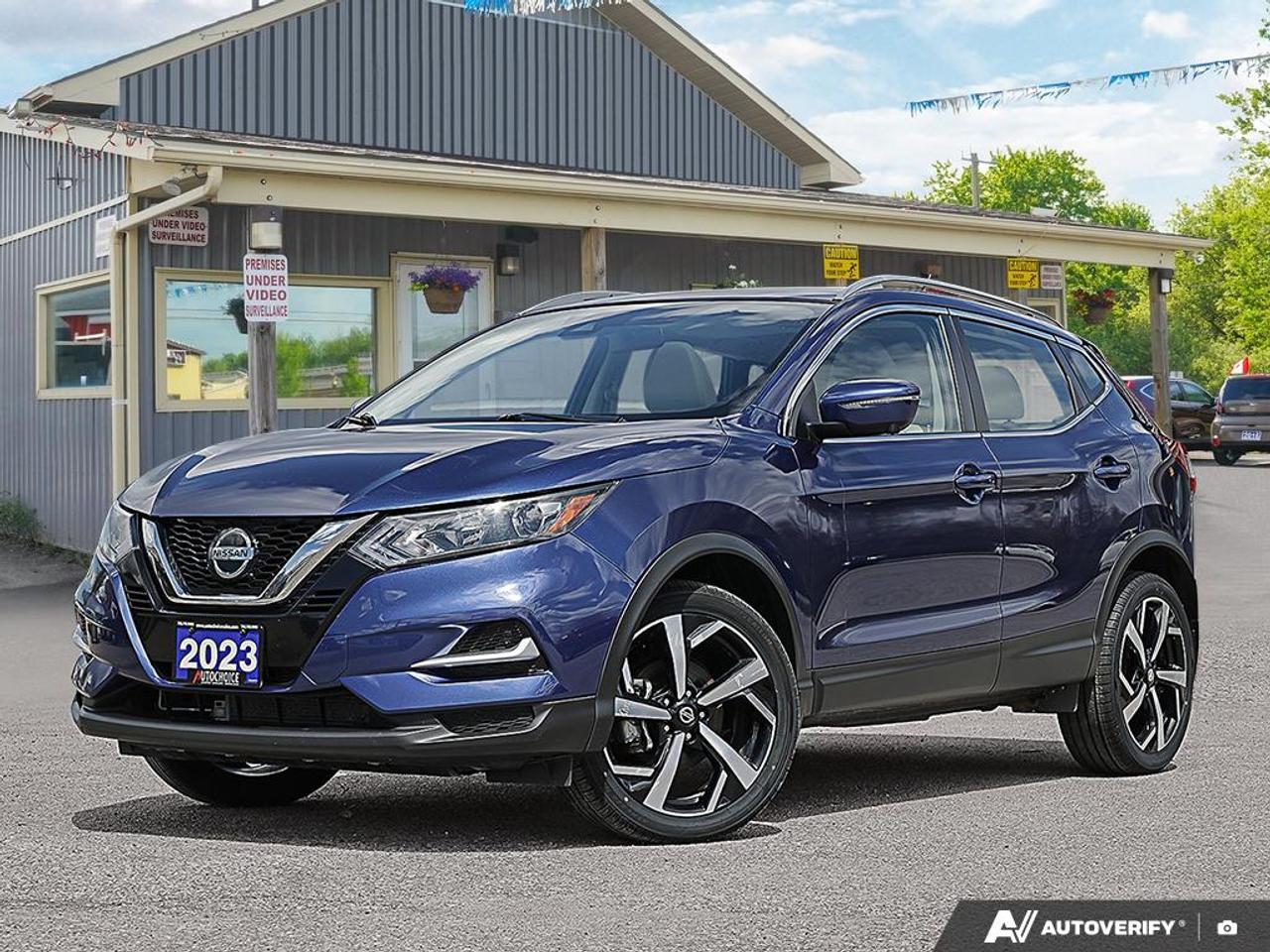 <p>Discover a practically new driving experience with this stunning used 2023 Nissan Qashqai SL, available now at Auto Choice Sales. Dressed in an eye-catching blue exterior, this Qashqai is ready to turn heads wherever you go. Step inside and be greeted by a premium interior that complements the sophisticated exterior, offering comfort and style for every journey. With only 88,399 kilometers on the odometer, this Qashqai still has so much life to offer, making it an exceptional value for the discerning driver.</p><p>This Qashqai is equipped with a versatile 2.0L I4 engine paired with an intelligent All-Wheel Drive system, ensuring confident handling and performance in any Canadian weather condition. The smooth Variable/CVT transmission makes for an effortless and efficient drive, perfect for both city commutes and longer road trips. Experience the convenience and luxury that this feature-packed Qashqai SL provides.</p><p>Here are 5 of the most exciting features that make this 2023 Nissan Qashqai SL a standout:</p><ul><li><strong>Power Sunroof:</strong> Let in the sunshine and fresh air, transforming your driving experience into something truly special.</li><li><strong>Leather Interior:</strong> Indulge in the refined comfort and premium feel of plush leather seats.</li><li><strong>Navigation System:</strong> Effortlessly find your way to any destination with the integrated, intuitive navigation.</li><li><strong>Remote Start:</strong> Start your Qashqai from the comfort of your home, ensuring a perfectly pre-conditioned cabin no matter the weather.</li><li><strong>All-Wheel Drive:</strong> Conquer any road condition with confidence, knowing you have superior traction and stability.</li></ul><p><strong><em>Powered by AutoIntelligence&trade;</em></strong></p><p>Vehicle information has been generated using artificial intelligence and is provided for informational purposes only. While efforts are made to ensure accuracy, please confirm all details directly with the dealer.</p>