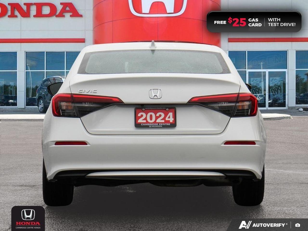 2024 Honda Civic EX POWER SUNROOF | REARVIEW CAMERA | APPLE CARPLAY™/ANDROID AUTO™ Photo