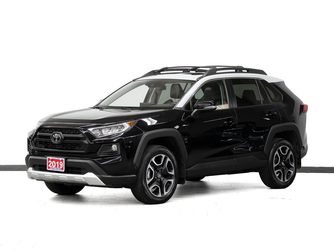 2019 Toyota RAV4 TRAIL AWD | Leather | Sunroof | Cooled Seats | BSM