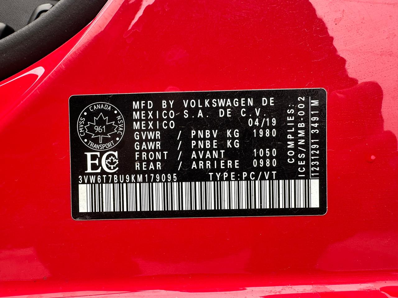 2019 Volkswagen Jetta GLI 35 DSG Heated/Cooled Leather Sunroof NAV A/C Photo