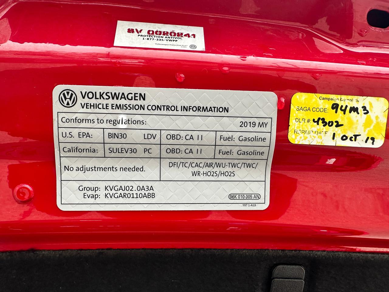 2019 Volkswagen Jetta GLI 35 DSG Heated/Cooled Leather Sunroof NAV A/C Photo