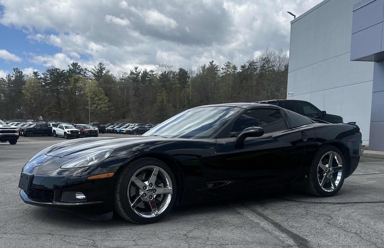 <p class=isSelectedEnd>2007 Chevrolet Corvette Coupe 3LT<br>81,000 kms | Exceptional Condition | Corsa Exhaust | Black on Black | Navigation | F55&nbsp;</p><p class=isSelectedEnd>An exceptionally well-kept C6 Corvette Coupe finished in Black with Black leather interior and loaded with the desirable 3LT package.</p><p class=isSelectedEnd>This is the classic Corvette formula done properly &mdash; naturally aspirated LS2 V8 power, removable targa roof, rear-wheel drive proportions, and timeless styling. With only 81,000 kms, this example presents beautifully and drives exactly as a Corvette should.</p><p class=isSelectedEnd>Equipped with a Corsa performance exhaust, the car has the perfect deep Corvette tone without being excessive. Clean, refined, and unmistakably American V8.</p><p class=isSelectedEnd>Factory equipped with:<br>&bull; 3LT Preferred Equipment Group<br>&bull; Heads-Up Display<br>&bull; Factory Navigation<br>&bull; Heated Power Leather Seats with Memory<br>&bull; Bose Premium Audio<br>&bull; Dual-Zone Climate Control<br>&bull; Chrome Corvette Wheels<br>&bull; Removable Targa Roof<br>&bull; Magnetic Selective Ride Control (F55)<br>&bull; Premium Black Leather Interior<br>&bull; Keyless Entry & Push Button Start</p><p class=isSelectedEnd>Powered by the legendary 6.0L LS2 V8 paired to the 6-speed automatic transmission with paddle shift capability.</p><p class=isSelectedEnd>The condition of this Corvette speaks for itself. The paint, interior, trim, and overall presentation are exceptional. A properly cared-for example that still feels tight, clean, and special.</p><p class=isSelectedEnd>Fully inspected, professionally detailed, and ready to enjoy.</p><p class=isSelectedEnd>Trades welcome.</p><p>Easy to buy. A pleasure to own. Guaranteed.</p>