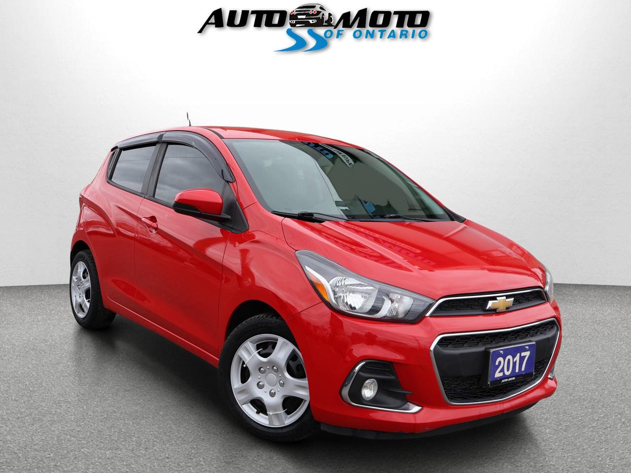 <p>*SAFETY INCLUDED*ACCIDENT FREE*28 SERVICE RECORDS*<span> </span><span>Nice and</span><span> Clean Chevrolet Spark 1.4L 4CYL</span><span> with Automatic Transmission. Red on Charcoal Interior. Power Windows, Power Locks, and Power Heated Mirrors, AUX, AC, Cruise Control, Keyless, Steering Mounted Controls, Back Up Camera</span><span>,</span><span> Side Turning Signals</span><span>,</span><span> Fog Lights, and ALL THE POWER OPTIONS!! </span></p><p><span></span></p><p><span>-------------------------------------------------</span><br><span>Financing options are available start from 6.29% with $0 Down payment O.A.C.</span><br><span>-------------------------------------------------</span><br><span>SAFETY CERTIFICATION INCLUDED*** Vehicle comes with: Safety Certification, and Car Fax Report ALL INCLUDED!! At no extra cost to you!! Dont miss this opportunity to own a high-quality, pre-owned vehicle. </span><br><span>-------------------------------------------------</span><br><span>Additionally, our vehicles qualify for up to 4 years of extended warranty. Please speak to your sales representative for more information.</span><br><span>-------------------------------------------------</span><br><span>We are open Monday to Saturday from 10am - 6pm, Sundays Closed.</span><br><span>-------------------------------------------------</span><br><span>We also welcome trade-ins, with on-site buyers available to estimate your vehicle on the same day.</span><br><span>-------------------------------------------------</span><br><span>Visit us at 3219 Harvester Road, Burlington, L7N 3N8 or call us at Nine O Five-281-2255 for more information.</span><br><span>------------------------------------------------</span><br><span>Check our inventory at www automotoinc ca</span></p>