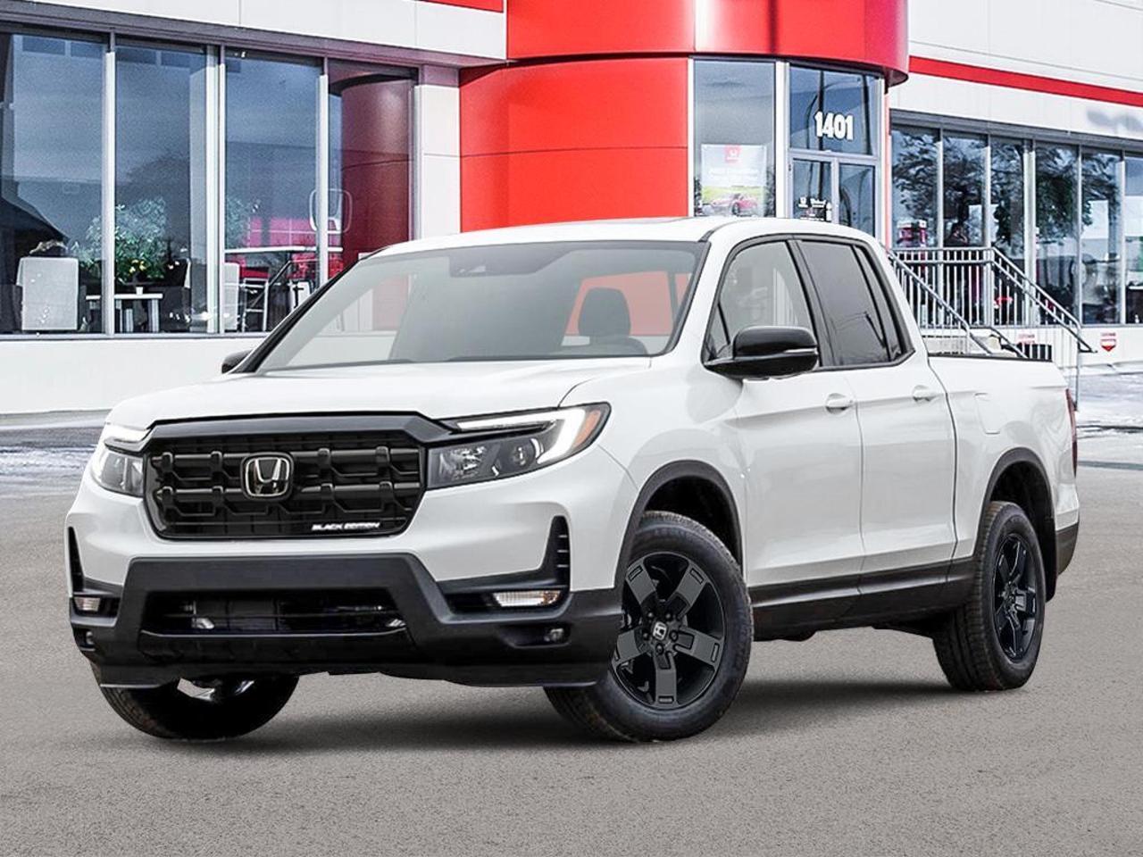 The 2026 Honda Ridgeline Black Edition is the truck that refuses to compromise. With its bold White exterior, exclusive Black Edition trim, and a suite of premium features rarely found at this level, this AWD pickup is built for those who demand capability and comfort in equal measure  all with just 19 km on the odometer.

- Black Edition trim with distinctive blacked-out styling and White exterior contrast
- 3.5L V6 engine with full-time AWD for confident performance in all conditions
- Heated leather steering wheel and 60/40 folding heated rear seat for year-round comfort
- Adaptive Cruise Control (ACC) for relaxed highway driving
- Blind Spot Information System and front/rear parking sensors for confident maneuvering
- Collision Mitigation-Front and full airbag suite for comprehensive safety coverage
- Power sunroof, auto-dimming mirrors, and HomeLink garage door transmitter for everyday convenience
- Fuel efficiency rated at 9.9 L/100 km highway  practical for daily use and long hauls alike

Ready to make it yours? Visit Birchwood Honda Regent in person or online at www.hondaonregent.ca to reserve this Ridgeline, start your purchase, or book a test drive. Our team is here to answer any questions and help you through every step of the process.
ll vehicle pricing reflects A/C ($100) and tire ($20) taxes, any installed dealer installed accessories, and our Guardian Plus Protection Package ($1499).
All vehicles come with a high value Protection Package completed and registered once the vehicle arrives in Winnipeg:

 
Paintless Dent Repair: Say goodbye to pesky dents and dings! Our paintless dent repair service fixes minor imperfections without the need for repainting, preserving your vehicles original shine. Quick and hassle-free, its the perfect solution to keep your car looking brand new!

Key/Remote Replacement: Dont let a lost or broken key fob stress you out! Our warranty now covers third-party key fobs and includes easy reprogramming, ensuring youre always ready to hit the road.

Cosmetic Wheel Coverage: Keep your wheels looking sharp! Our cosmetic wheel coverage takes care of any damage, so you can drive with confidence and style.

Paint Protection: Maintain that showroom shine effortlessly! Our premium paint protection keeps your vehicle looking immaculate, eliminating the need for constant waxing.
Dealer permit #9387