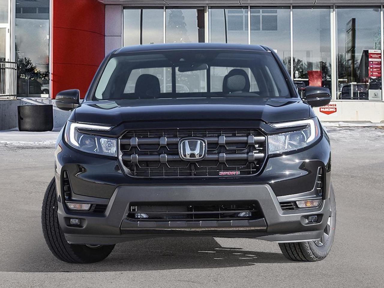 The 2026 Honda Ridgeline Sport in Black is a brand-new AWD truck with just 19 km on it  meaning you get all the benefits of a versatile, capable pickup without any compromise. With a smooth 3.5L V6, heated leather seating, and a suite of active safety tech, this Ridgeline is ready for whatever you need it to handle, whether thats a job site or a weekend getaway.

Key Features:
- 3.5L V6 engine with Automatic Full-Time AWD for confident traction in all conditions
- Heated front bucket seats with 10-way power adjustment for the driver and 4-way for the passenger
- Heated leather-wrapped steering wheel with cruise control and steering wheel controls
- Adaptive Cruise Control (ACC) for relaxed highway driving
- Blind Spot Information (BSI) System and Collision Mitigation-Front for added peace of mind
- Auto On/Off Projector Beam LED low beam headlamps with automatic high-beams
- Brake Actuated Limited Slip Differential for enhanced handling and control
- Variable Intermittent Wipers with Heated Wiper Park  a practical touch for Manitoba winters

Ready to make this Ridgeline yours? Visit us at Birchwood Honda Regent or explore your options at www.hondaonregent.ca. You can reserve this vehicle, start your purchase online, or book a test drive at your convenience  our team is here to help every step of the way.
ll vehicle pricing reflects A/C ($100) and tire ($20) taxes, any installed dealer installed accessories, and our Guardian Plus Protection Package ($1499).
All vehicles come with a high value Protection Package completed and registered once the vehicle arrives in Winnipeg:

 
Paintless Dent Repair: Say goodbye to pesky dents and dings! Our paintless dent repair service fixes minor imperfections without the need for repainting, preserving your vehicles original shine. Quick and hassle-free, its the perfect solution to keep your car looking brand new!

Key/Remote Replacement: Dont let a lost or broken key fob stress you out! Our warranty now covers third-party key fobs and includes easy reprogramming, ensuring youre always ready to hit the road.

Cosmetic Wheel Coverage: Keep your wheels looking sharp! Our cosmetic wheel coverage takes care of any damage, so you can drive with confidence and style.

Paint Protection: Maintain that showroom shine effortlessly! Our premium paint protection keeps your vehicle looking immaculate, eliminating the need for constant waxing.
Dealer permit #9387