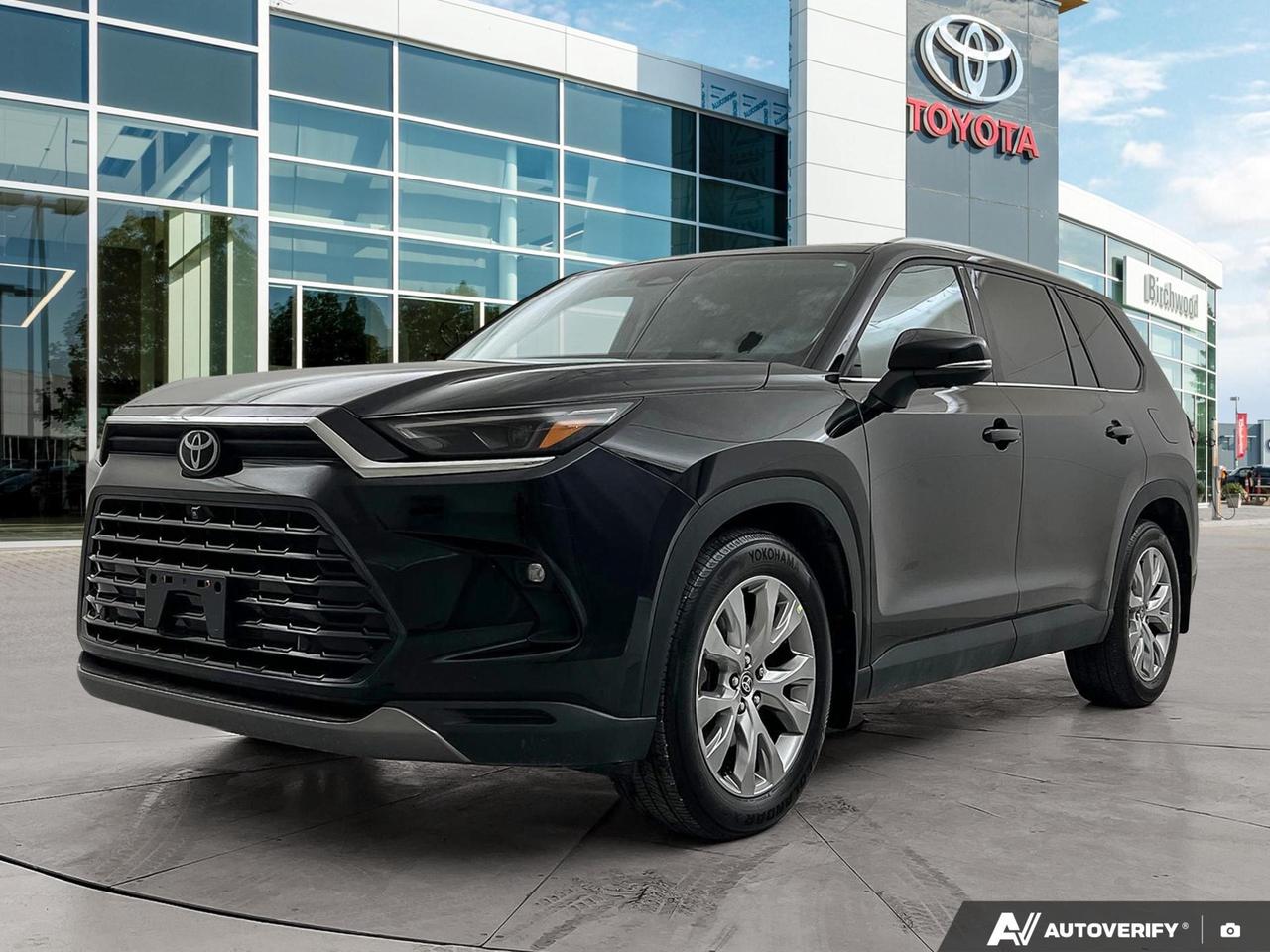 No Reported Accidents!
Locally Owned!
This 2024 Toyota Grand Highlander Limited AWD checks every box for families who refuse to compromise  Toyota Certified Pre-Owned with no accidents on record, ventilated leather seating, a panoramic moonroof, and a premium JBL audio system all wrapped in a striking Midnight Black Metallic finish. With under 38,000 km and a comprehensive suite of advanced safety tech, this is a genuinely hard-to-find package.

- Drive Connect Connected Technologies Service Package
- 12.3 Full TFT MID Screen
- Digital Key
- 20 Alloy Wheels
- 2nd row Captains Chairs
- 11 Speaker JBL Premium Audio
- Leather Seats
- Heated Rear Seats
- Front Ventilated Seat
- Driver Seat Memory
- Panoramic Moonroof
- Panoramic View Monitor (360 Camera)
- Power Liftgate with Kick Sensor
- Front LED Fog Lights
- Auto-retractable, Reverse tilting, power folding side mirrors with -memory
- Rear Cross Traffic Alert with Braking
- Illuminated Entry Lights
- Rain Sensing Wipers
- 120V Power Outlet
- Puddle Lamps with Grand Highlander Logo
- Removable 2nd row Center console/Cup holder box

Ready to make it yours? Reserve this Grand Highlander online, start your purchase from home, or contact Birchwood Toyota to book a test drive at your convenience. Our team is here to make the process straightforward and enjoyable  visit us in person or explore everything at birchwoodtoyota.ca.
Experience is Everything at Birchwood Toyota! Our mission is to provide the most transparent and efficient sales process for our customers. We strive to provide the best service possible, whether you visit us in person, shop our website, or take advantage of our buy from home program.

The Birchwood Toyota Trade-in Guarantee - We buy your vehicle even if you dont buy ours!


100% guaranteed approval for every qualifying year, make and model. Only the Best Rates and Terms available.

This vehicle qualifies for Birchwood Toyota Shield, which includes:

Guardian Protection:
- Cosmetic Wheel Protection
- Paintless Dent Repair
- Key/Remote Replacement

Dealer Permit #0025
Dealer permit #0025