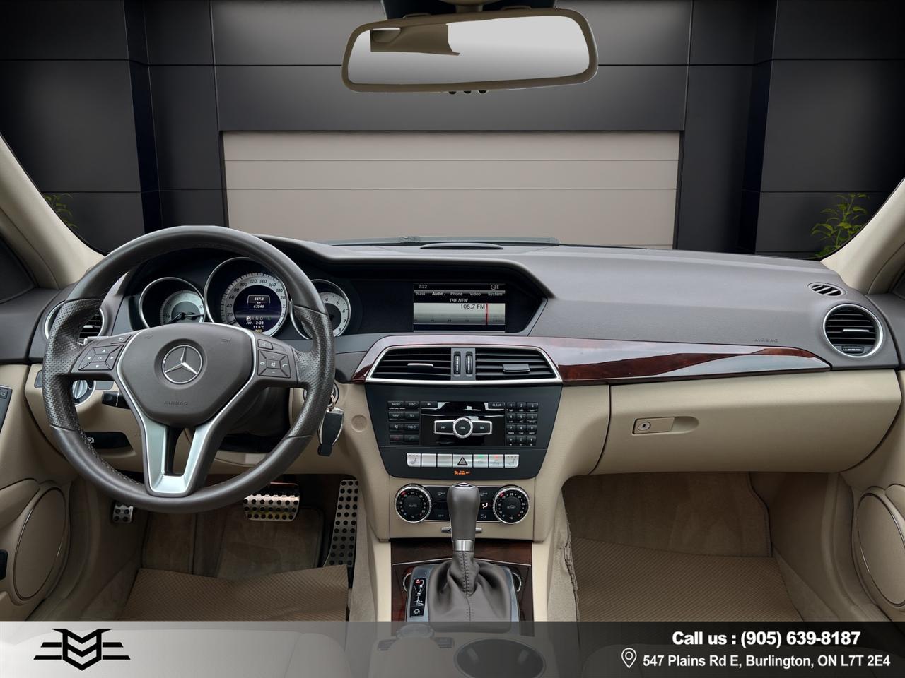 2013 Mercedes-Benz C-Class C 350 4MATIC - LEATHER - SUNROOF - 63,000KMS !! Photo