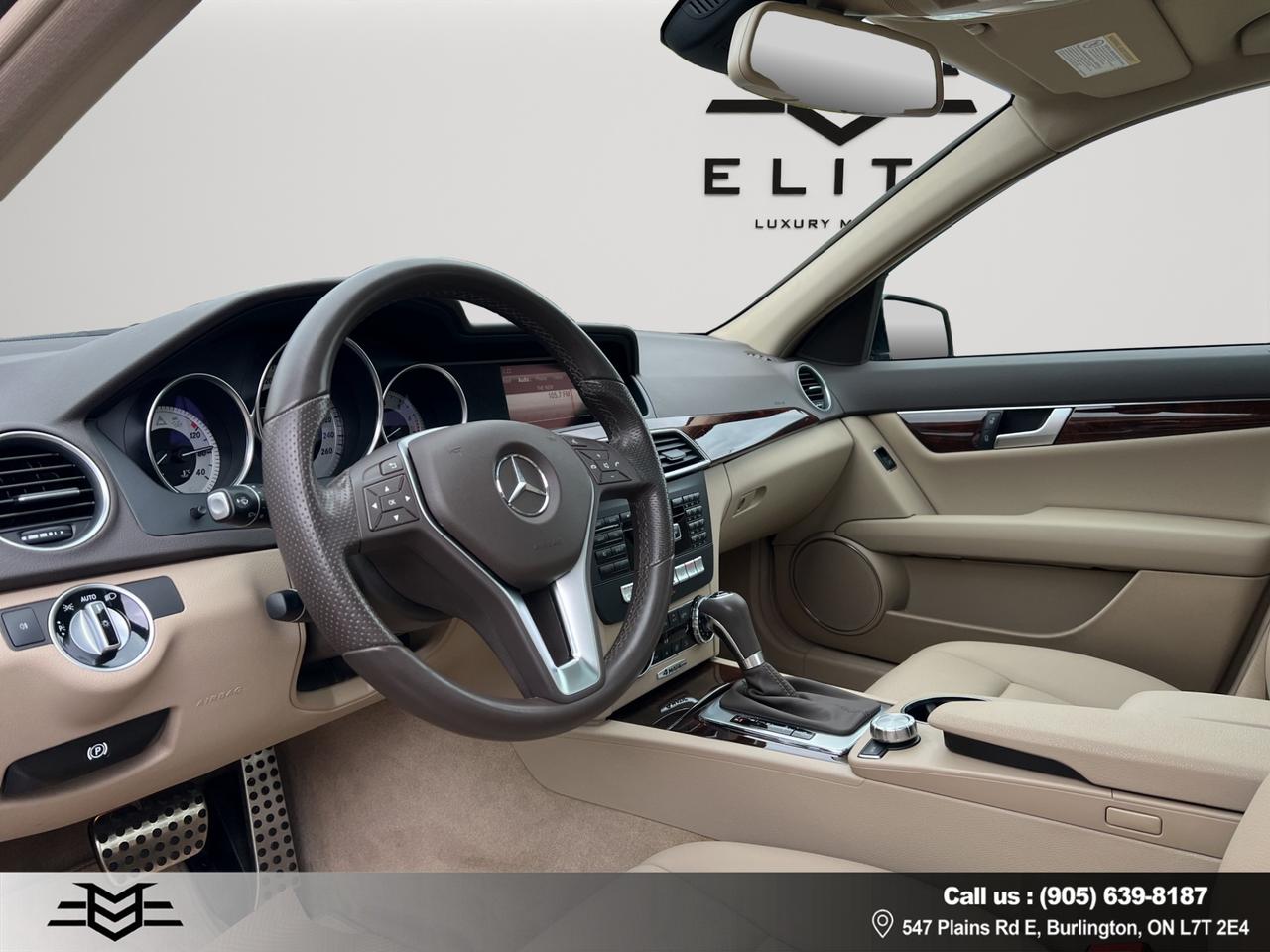 2013 Mercedes-Benz C-Class C 350 4MATIC - LEATHER - SUNROOF - 63,000KMS !! Photo