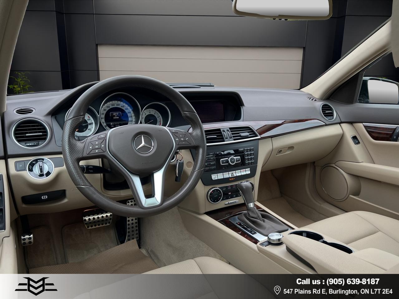 2013 Mercedes-Benz C-Class C 350 4MATIC - LEATHER - SUNROOF - 63,000KMS !! Photo