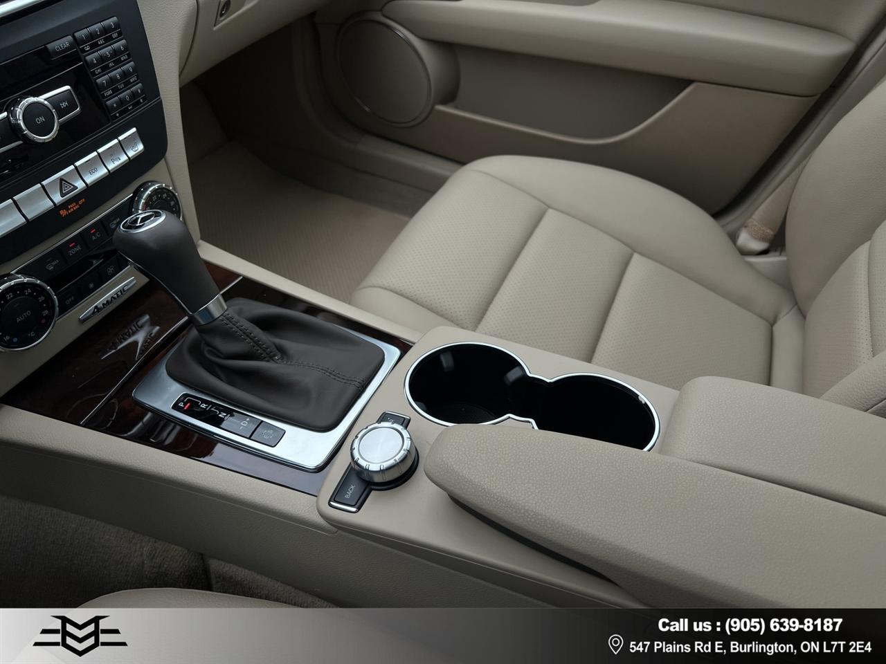 2013 Mercedes-Benz C-Class C 350 4MATIC - LEATHER - SUNROOF - 63,000KMS !! Photo