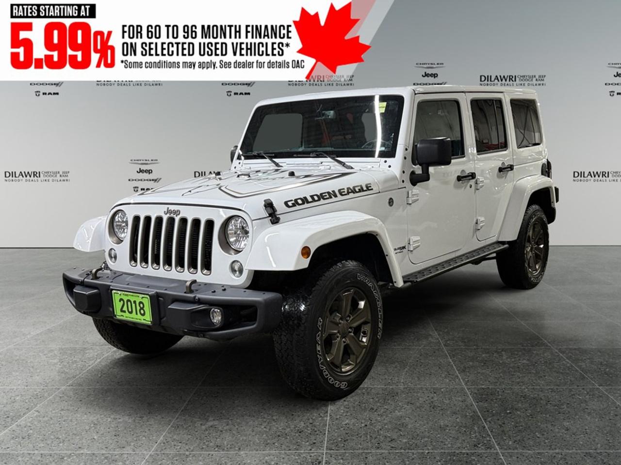 2018 Jeep Wrangler JK Unlimited Golden Eagle 4x4 *Ltd Avail* Photo0