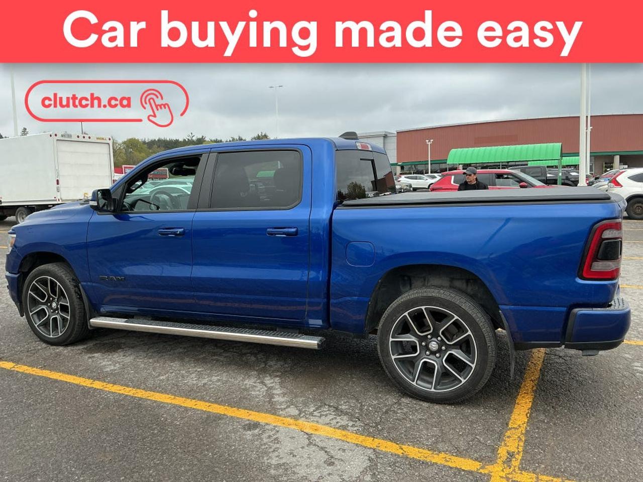 NO ACCIDENTS / CLEAN CARFAX / 1 OWNER / Electric Parking Brake, Brake Assist, Bed-Rail Protectors and more!<br> <br>Clutch is the largest online used car retailer in Canada, delivering a seamless, hassle-free car-buying experience to drivers everywhere. Shop thousands of used cars online, get the right one delivered to your door, and enjoy peace of mind with our 10-Day Money-Back Guarantee. How sweet is that? To learn more, visit clutch.ca.<br> <br>The top features for this car include:<br> <br>Running Boards<br>Electric Parking Brake<br>Brake Assist<br>Bed-Rail Protectors<br>Auto Dimming Rearview Mirror<br>Front Heated Seats<br>Ventilated Front Seats<br>Power Lumbar Support<br>Folding Rear Seats<br>Climate Control<br>Dual Zone Front Climate Control<br>Rear Climate Vents<br>Premium Sound System<br>Speed-Sensitive Volume<br>Bluetooth Music<br>Touchscreen Display<br>GPS Navigation<br>Cruise Control<br>Integrated Garage Door Opener<br>12V Outlet<br>Hands Free Device Connectivity<br>Apple CarPlay<br>Android Auto<br>USB Input<br>Keyless Entry<br>Push Button Start<br>Keyfob Remote Start<br>Power Folding Exterior Mirrors<br>Blindspot Sensors<br>Rear Collision Warning<br>Heated Steering Wheel<br>One-Touch Windows<br>Rain Sensing Wipers<br>Rear Window Defroster<br>Panoramic Sunroof<br>Hill Assistance<br>Automatic High Beams<br>Rear View Camera<br>Parking Sensors<br>Rear Parking Sensors<br>Power Driver Seat<br>Power Passenger Seat<br>In-Box Lighting<br>App Remote Start<br> <br>Seamless home delivery - Delivery to your door in a matter of days. Available on select packages.<br> <br>Try it out for 10 days - If you do not like it, we will take it back. <br> <br>Quality assured - All cars go through our rigorous 210-point inspection and reconditioning process.<br> <br>Peace of mind - Warranty and protection plans available.<br> <br>Haggle-free - No haggling or hard sells.<br> <br>100% Transparency - Full inspection reports on every car, including high-res photography and a free Carfax report.<br> <br>Listed price is for cash purchase only and does not include taxes, Shipping Fees (if applicable), Delivery Fees (if applicable), government licensing fees.<br> <br>Previous Provincial Registrations:<br>Ontario<br> <br>Stock # 103619