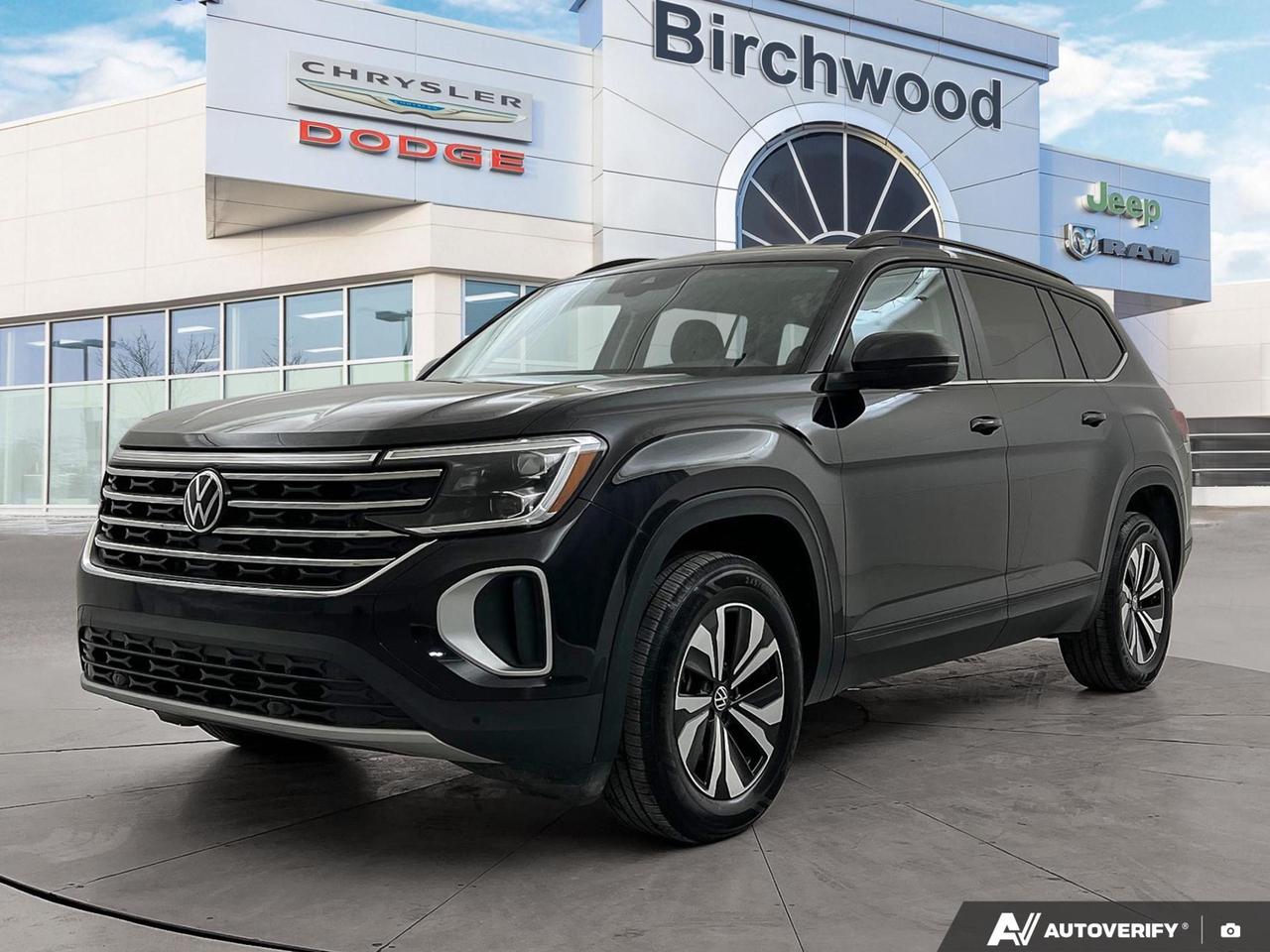 The 2025 Volkswagen Atlas Comfortline in Deep Black Pearl is a well-equipped, accident-free family hauler with just under 44,000 km on the clock. With available seating for six, AWD capability, and a long list of comfort and safety tech, this Atlas punches well above its price point for families who want practicality without sacrificing refinement.

- Accident-free history with only 43,879 km  still well within its prime
- Heated & ventilated front seats with 10-way power driver adjustment and 2-way lumbar support
- Adaptive Cruise Control with Stop & Go and Traffic Jam Assist for stress-free highway and commute driving
- 4MOTION AWD with an 8-speed automatic and Tiptronic paddle shifters for confident all-season handling
- Blind Spot Alert, Rear Traffic Alert, and Front Collision Mitigation for comprehensive safety coverage
- Power liftgate and proximity cargo access make loading up quick and effortless
- 18 Miami Machined Alloy wheels, LED adaptive headlamps, and heated power mirrors add a polished exterior presence

Ready to see it in person? Visit us at Birchwood Chrysler Dodge Jeep Ram or browse online at birchwoodchrysler.ca. You can reserve this vehicle, start your purchase online, or book a test drive at a time that works for you  our team is here to make the process straightforward and transparent from start to finish.
With us, Experience is Everything. Complete as much or as little of your purchase online as you like. All pricing is what you see is what you pay. No hidden fees. On our website you can choose payment options and terms knowing these are transparent and accurate.

Start your purchase online to build your exact pricing to your specifics like how much money down, vehicle trade and any accessories or added optional protection that suits your needs.

Any questions let us know by calling (204) 774-4444, wed love to send you a video to clarify any questions about a vehicle!

Visit us in store at 90-3965 Portage Ave in the Birchwood Autopark.

Dealer permit #5686
Dealer permit #5686
