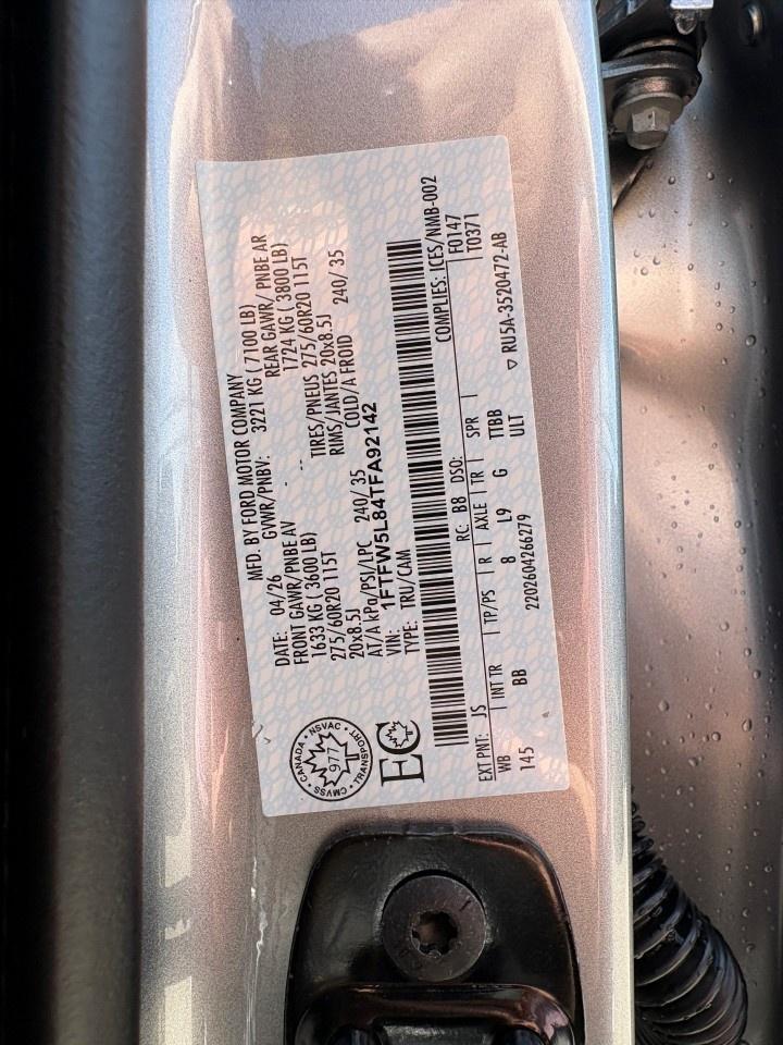 2026 Ford F-150 Lariat 4WD SuperCrew 5.5' Box Photo