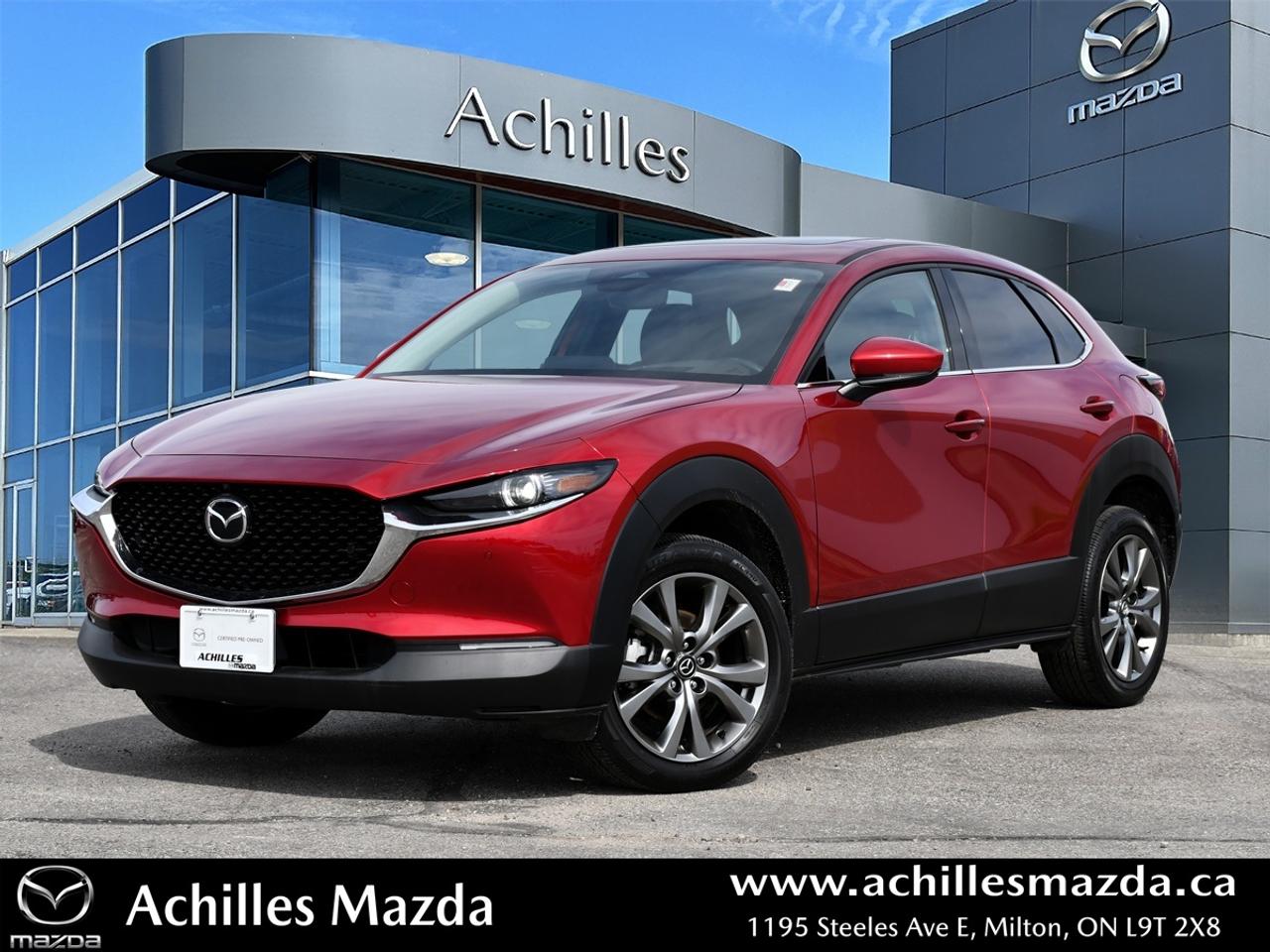 <p><span style=font-size:12pt><span style=font-family:Times New Roman,serif><strong><span style=font-family:Verdana,sans-serif>MAZDA CERTIFIED PRE-OWNED  BY ACHILLES MAZDA</span></strong></span></span></p>

<p></p>

<p><span style=font-size:12pt><span style=font-family:Times New Roman,serif><strong><span style=font-family:Verdana,sans-serif>MAZDA CERTIFIED PRE-OWNED VEHICLE BENEFITS -</span></strong><span style=font-family:Verdana,sans-serif> <strong>THIS IS INCLUDED at ACHILLES MAZDA (not an extra)</strong></span></span></span></p>

<p><span style=font-size:12pt><span style=font-family:Times New Roman,serif><span style=font-family:Verdana,sans-serif> 160-Point Detailed Inspection </span></span></span></p>

<p><span style=font-size:12pt><span style=font-family:Times New Roman,serif><span style=font-family:Verdana,sans-serif> 7-Year/140,000-Kilometre Limited Powertrain Warranty </span></span></span></p>

<p><span style=font-size:12pt><span style=font-family:Times New Roman,serif><span style=font-family:Verdana,sans-serif> 24hr Emergency Roadside Assistance </span></span></span></p>

<p><span style=font-size:12pt><span style=font-family:Times New Roman,serif><span style=font-family:Verdana,sans-serif> 30-Day/3,000-Kilometre Exchange Privilege </span></span></span></p>

<p><span style=font-size:12pt><span style=font-family:Times New Roman,serif><span style=font-family:Verdana,sans-serif> CarFax® Vehicle History Report </span></span></span></p>

<p><span style=font-size:12pt><span style=font-family:Times New Roman,serif><span style=font-family:Verdana,sans-serif> Preferred Interest rates</span></span></span></p>

<p><span style=font-size:12pt><span style=font-family:Times New Roman,serif><span style=font-family:Verdana,sans-serif> Available Extended Warranty/Coverage</span></span></span></p>

<p></p>

<p><span style=font-size:12pt><span style=font-family:Times New Roman,serif><strong><span style=font-family:Verdana,sans-serif>Our all-inclusive pricing on this excellent vehicle also includes:</span></strong></span></span></p>

<p><span style=font-size:12pt><span style=font-family:Times New Roman,serif><span style=font-family:Verdana,sans-serif> Nitrogen Tire Inflation</span></span></span></p>

<p><span style=font-size:12pt><span style=font-family:Times New Roman,serif><span style=font-family:Verdana,sans-serif> OMVIC Fee</span></span></span></p>

<p><span style=font-size:12pt><span style=font-family:Times New Roman,serif><span style=font-family:Verdana,sans-serif> Available low rate financing</span></span></span></p>

<p></p>

<p><span style=font-size:12pt><span style=font-family:Times New Roman,serif><span style=font-family:Verdana,sans-serif>*Price listed is all-inclusive, plus HST and Licensing Only </span></span></span></p>

<p></p>

<p><span style=font-size:12pt><span style=font-family:Times New Roman,serif><span style=font-family:Verdana,sans-serif>We Want to Be Your Mazda Dealer</span></span></span></p>

<p></p>

<p><span style=font-size:12pt><span style=font-family:Times New Roman,serif><span style=font-family:Verdana,sans-serif>#idealclubhousecareexperience</span></span></span></p>
<p>&nbsp;</p>

<p><strong>Appointments For New or Pre-Owned Vehicles are always preferred...Speak with one of our Clubhouse Care Specialists prior to your visit so we can prepare and make your experience with us as efficient as possible.</strong></p>

<p><strong>Come and Experience the Achilles Mazda of Milton Difference. You owe it to yourself.</strong></p>