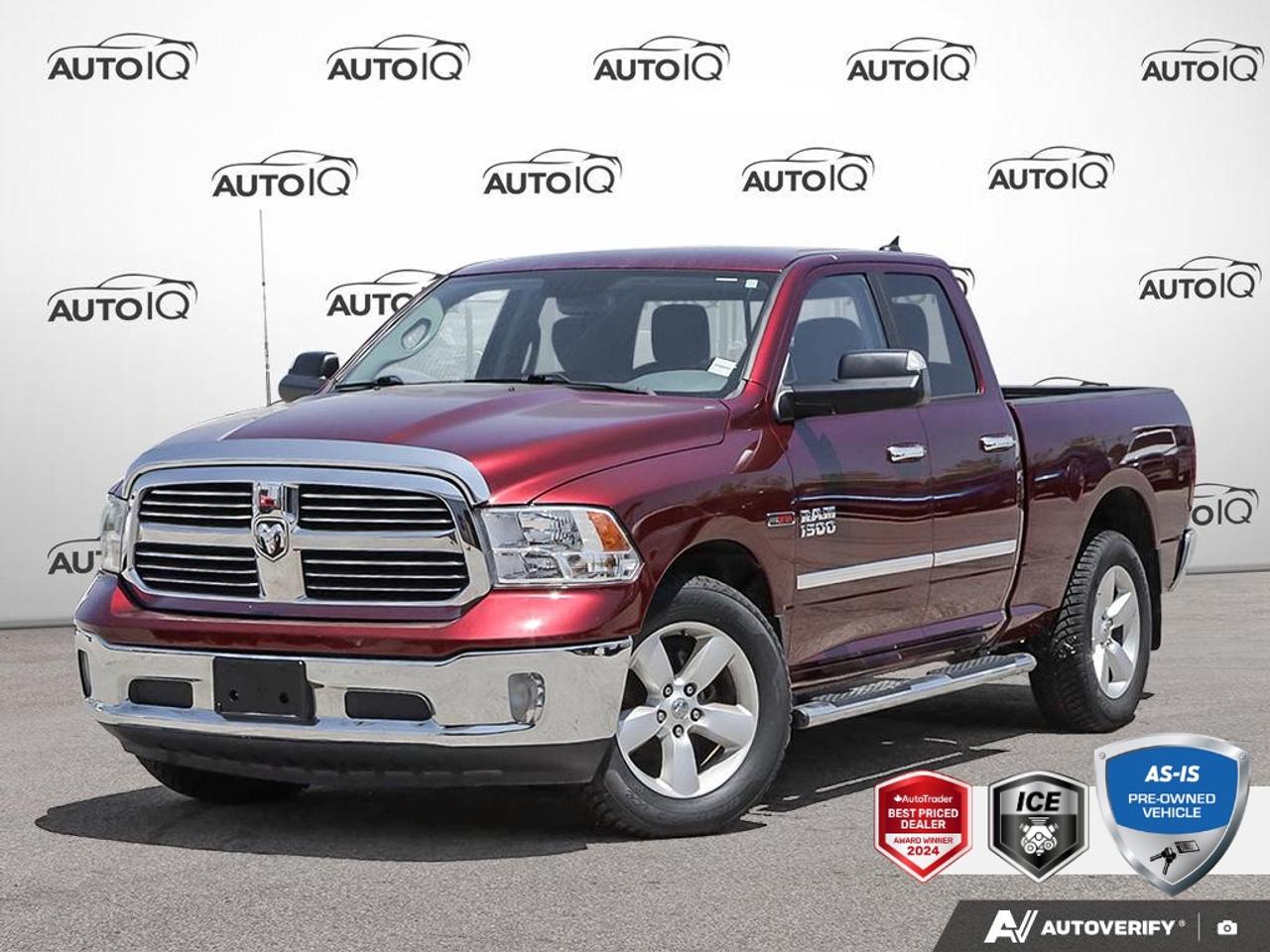 Uconnect 4C with 8.4inch display | SLT Plus Decor Group | Anti-Spin Differential Rear Axle | Rear Power Sliding Window | Trailer Tow Mirrors & Brake Group<br><br>20 x 8 Aluminum Wheels, 3.55 Rear Axle Ratio (DISC), 4-Wheel Disc Brakes, 6 Speakers, 7 Customizable Cluster Display, 8.4 Touchscreen, A/C w/Dual Zone Auto Temperature Control, ABS brakes, Active Grille Shutters, Air Conditioning, AM/FM radio: SiriusXM, Anti-Spin Differential Rear Axle, Apple CarPlay Capable, Auto-Dim Exterior Mirror, Black Exterior Mirrors, Block heater, Body Colour Fender Flares, Brake assist, Bright Bodyside Moulding, Bright Dual Rear Exhaust Tips, Bright Grille w/Bright Billets, Bumpers: chrome, Class IV Hitch Receiver, Cloth Front 40/20/40 Bench Seat, Compass, Delay-off headlights, Driver door bin, Dual front impact airbags, Dual front side impact airbags, Electronic Shift, Electronic Stability Control, Electronic Trailer Brake Controller, Exterior Mirrors w/Courtesy Lamps, Exterior Mirrors w/Turn Signals, Fog Lamps, Front 40/20/40 Split Bench Seat, Front anti-roll bar, Front Armrest w/3 Cup Holders, Front reading lights, Front wheel independent suspension, Fully automatic headlights, Glove Box Lamp, Google Android Auto, GPS Antenna Input, Hands-Free Comm w/Bluetooth, Heated door mirrors, Heated Exterior Mirrors, Humidity Sensor, Illuminated entry, Leather-Wrapped Steering Wheel, LED Bed Lighting, Low tire pressure warning, Luxury Group, Media Hub w/2 USB & Aux Input Jack, Occupant sensing airbag, Outside temperature display, Overhead airbag, Overhead console, Overhead Console/Garage Door Opener, Panic alarm, ParkView Rear Back-Up Camera, Passenger door bin, Passenger vanity mirror, Power door mirrors, Power Folding Exterior Mirrors, Power steering, Power windows, Quick Order Package 28G SLT, Radio: Uconnect 4C w/8.4 Display, Rear anti-roll bar, Rear Dome Lamp w/On/Off Switch, Rear Power Sliding Window, Rear step bumper, Remote keyless entry, Remote USB Charging Port, SiriusXM Satellite Radio, SLT Plus Decor Group, Speed control, Steering Wheel-Mounted Audio Controls, Sun Visors w/Illuminated Vanity Mirrors, Tachometer, Tilt steering wheel, Tip Start, Traction control, Trailer Tow Mirrors, Trailer Tow Mirrors & Brake Group, Trip computer, Underhood Lamp, Universal Garage Door Opener, USB Mobile Projection, Variably intermittent wipers, Voltmeter, Wheel Centre Hub.<br><br>Delmonico Red Pearlcoat<br>2018 Ram 1500 SLT<br>4D Quad Cab<br>EcoDiesel 3.0L V6 8-Speed Automatic<br>4WD<p> </p>

<h4>AS-IS PRE-OWNED VEHICLE</h4>

<p>This vehicle is part of our AS-TRADED inventory. Instead of sending this recent trade-in to a dealer auction, we are offering it to our retail customers first. This is a unique opportunity to purchase a vehicle exactly as it arrived.</p>

<p>The Wholesale Advantage:</p>

<p>
- Unbeatable Pricing: Priced 30-50%<strong> </strong>below typical market value because we have not added any reconditioning costs.<br>
- Raw & Uninspected: We have not performed a mechanical inspection. You are purchasing the vehicle in its original, untouched condition.<br>
- Mechanics Special: Ideal for DIY buyers or those with their own service connections who want to handle the work themselves.<br>
- Direct Access: You get the first opportunity to buy this local trade-in before it is offered to wholesalers.
</p>

<p><em>See below for mandatory As-Is disclosure.</em></p>

<p>This vehicle is being sold AS-IS, unfit, not e-tested, and is not represented as being in roadworthy condition, mechanically sound or maintained at any guaranteed level of quality. The vehicle may not be fit for use as a means of transportation and may require substantial repairs at the purchasers expense. It may not be possible to register the vehicle to be driven in its current condition. This vehicle does not qualify for AutoIQs 7-Day Money Back Guarantee</p>

<p>The buyer of this vehicle will be responsible for all costs associated with passing a Ministry of Transportation Safety Inspection, which is needed to license a vehicle in the Province of Ontario. We are offering this vehicle at a reduced price, as the buyer will be responsible for all costs associated with making this vehicle roadworthy. We have not inspected this vehicle mechanically and do not know what repairs/costs are involved in getting it roadworthy. It may or may not have mechanical, cosmetic, safety and/or emissions issues. By allowing you to choose where and how you want the certifications completed, you have an opportunity to save money!</p>

<p>SPECIAL NOTE: This vehicle is reserved for AutoIQs retail customers only. Please, no dealer calls. Errors and omissions excepted.</p>

<p>*As-traded, specialty or high-performance vehicles are excluded from the 7-Day Money Back Guarantee Program (including, but not limited to Ford Shelby, Ford mustang GT, Ford Raptor, Chevrolet Corvette, Camaro 2SS, Camaro ZL1, V-Series Cadillac, Dodge/Jeep SRT, Hyundai N Line, all electric models)</p>