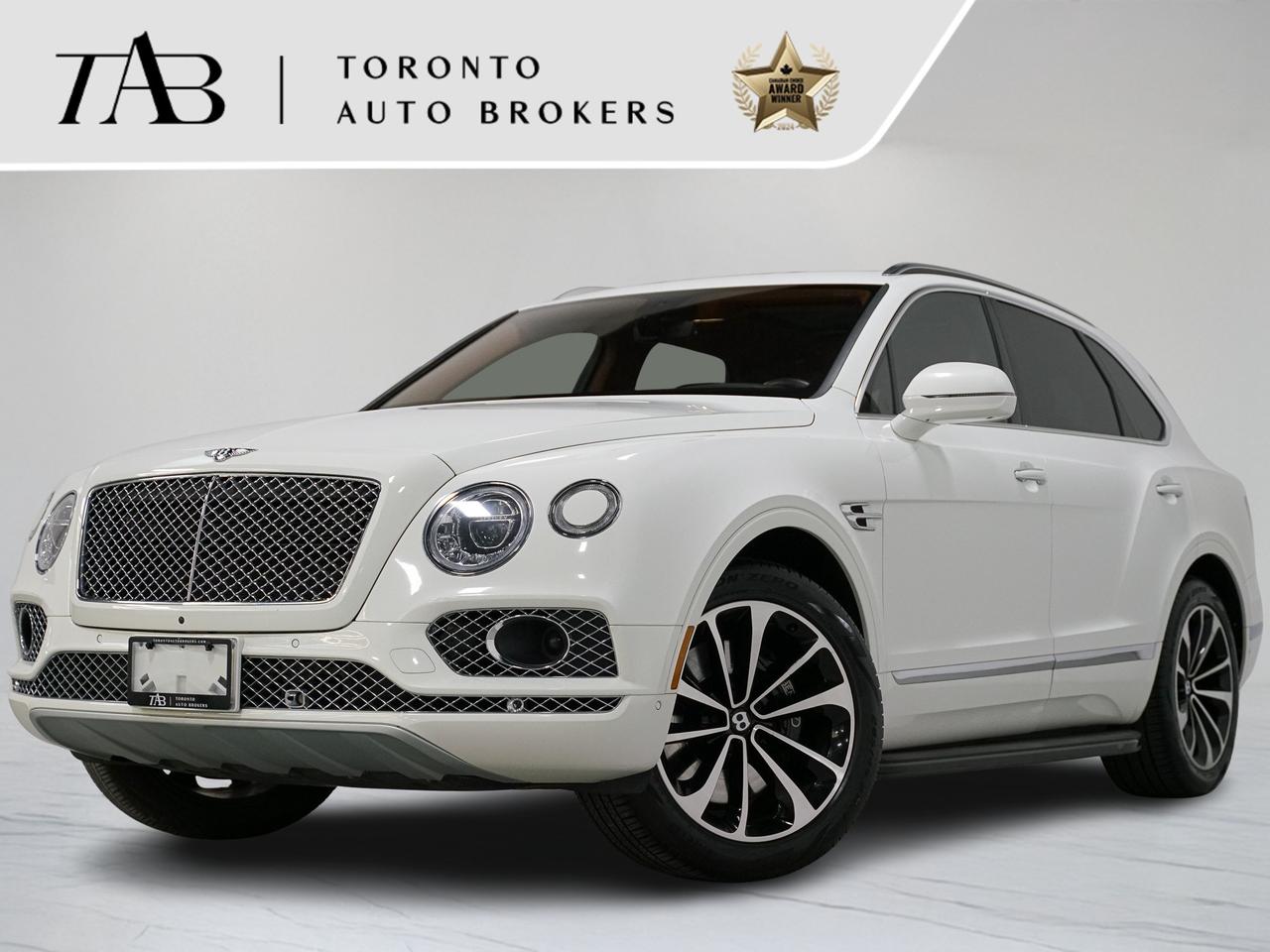 This 2017 Bentley Bentayga W12 | Panoramic Roof | 21 Wheels is a Canadian vehicle, representing the pinnacle of ultra-luxury SUV craftsmanship, combining immense power with handcrafted refinement. With its W12 performance and signature Bentley luxury appointments, the Bentayga delivers an effortless, commanding driving experience with exceptional comfort and prestige.

Key Features:

6.0L Twin-Turbocharged W12 Engine
8-Speed Automatic Transmission (ZF)
All-Wheel Drive System
Bentley Drive Dynamics with Multiple Drive Modes
21" Alloy Wheels
Full Leather Interior with Premium Hand-Finished Trim
Heated Front & Rear Seats
Bluetooth Connectivity
Premium Audio System (Bentley Signature Audio or Equivalent)
Dual-Zone Automatic Climate Control

NOW OFFERING 3 MONTH DEFERRED FINANCING PAYMENTS ON APPROVED CREDIT. 

WE OFFER THE BEST FINANCE RATES, AND DONT CHARGE ANY FINANCING FEE

Looking for a top-rated pre-owned luxury car dealership in the GTA? Look no further than Toronto Auto Brokers (TAB)! Were proud to have won multiple awards, including the 2024 AutoTrader Best Priced Dealer, the 2026 Best in Business award, the 2025 CarGurus Award, the 2026 Top Choice Award, the 2026 Dealer Rater Consumer Satisfaction Award, the 2026 Canadian Choice Award, the 2026 Three Best Rated Dealer Award, and many more!

With 30 years of experience serving the Greater Toronto Area, TAB is a respected and trusted name in the pre-owned luxury car industry. Our 30,000 sq.Ft indoor showroom is home to a wide range of luxury vehicles from top brands like BMW, Mercedes-Benz, Audi, Porsche, Land Rover, Jaguar, Aston Martin, Bentley, Maserati, and more. And we dont just serve the GTA, were proud to offer our services to all cities in Canada, including Vancouver, Montreal, Calgary, Edmonton, Winnipeg, Saskatchewan, Halifax, and more.

At TAB, were committed to providing a no-pressure environment and honest work ethics. As a family-owned and operated business, we treat every customer like family and ensure that every interaction is a positive one. Come experience the TAB Lifestyle at its truest form, luxury car buying has never been more enjoyable and exciting!

We offer a variety of services to make your purchase experience as easy and stress-free as possible. From competitive and simple financing and leasing options to extended warranties, aftermarket services, and full history reports on every vehicle, we have everything you need to make an informed decision. We welcome every trade, even if youre just looking to sell your car without buying, and when it comes to financing or leasing, we offer same day approvals, with access to over 50 lenders, including all of the banks in Canada. Feel free to check out your own Equifax credit score without affecting your credit score, simply click on the Equifax tab above and see if you qualify.

Call us today or visit our website to learn more about our inventory and services. And remember, all prices exclude applicable taxes and licensing, and vehicles can be certified at an additional cost of $999.