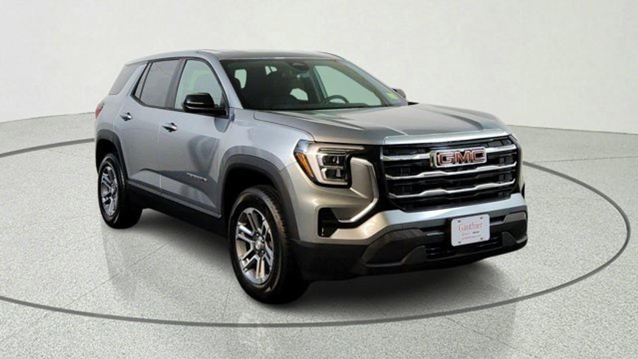 The 2026 GMC Terrain is built to impress, pairing a 1.5L turbocharged engine with a smooth-shifting 8-speed automatic transmission. The inclusion of All-Wheel Drive ensures you maintain confidence and control, whether you are navigating wet city streets or venturing out into rural landscapes. Inside, the cabin is crafted for comfort, featuring premium cloth seating, a heated steering wheel, and heated front seats to keep you cozy during colder months.<br />Technology takes center stage with a stunning 15-inch diagonal premium infotainment display. Featuring Google Built-in, this system offers seamless navigation, voice recognition, and wireless Apple CarPlay and Android Auto integration. Active noise cancellation ensures a quiet environment, while the spacious layout and smart storage solutions make every trip convenient for both the driver and passengers.<br />Safety remains a top priority in this SUV. You will enjoy peace of mind with an extensive list of protective features, including Enhanced Automatic Emergency Braking, Blind Zone Steering Assist, and Lane Keep Assist. Whether you are driving solo or with family, the Terrain is equipped with advanced systems designed to monitor your surroundings and help you react quickly to potential hazards on the road.