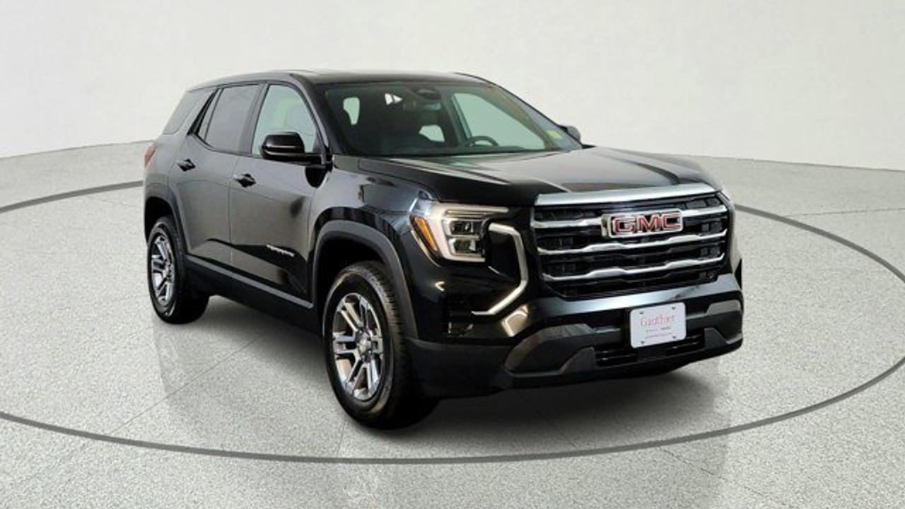 The 2026 GMC Terrain is built to impress, pairing a 1.5L turbocharged engine with a smooth-shifting 8-speed automatic transmission. The inclusion of All-Wheel Drive ensures you maintain confidence and control, whether you are navigating wet city streets or venturing out into rural landscapes. Inside, the cabin is crafted for comfort, featuring premium cloth seating, a heated steering wheel, and heated front seats to keep you cozy during colder months.<br />Technology takes center stage with a stunning 15-inch diagonal premium infotainment display. Featuring Google Built-in, this system offers seamless navigation, voice recognition, and wireless Apple CarPlay and Android Auto integration. Active noise cancellation ensures a quiet environment, while the spacious layout and smart storage solutions make every trip convenient for both the driver and passengers.<br />Safety remains a top priority in this SUV. You will enjoy peace of mind with an extensive list of protective features, including Enhanced Automatic Emergency Braking, Blind Zone Steering Assist, and Lane Keep Assist. Whether you are driving solo or with family, the Terrain is equipped with advanced systems designed to monitor your surroundings and help you react quickly to potential hazards on the road.