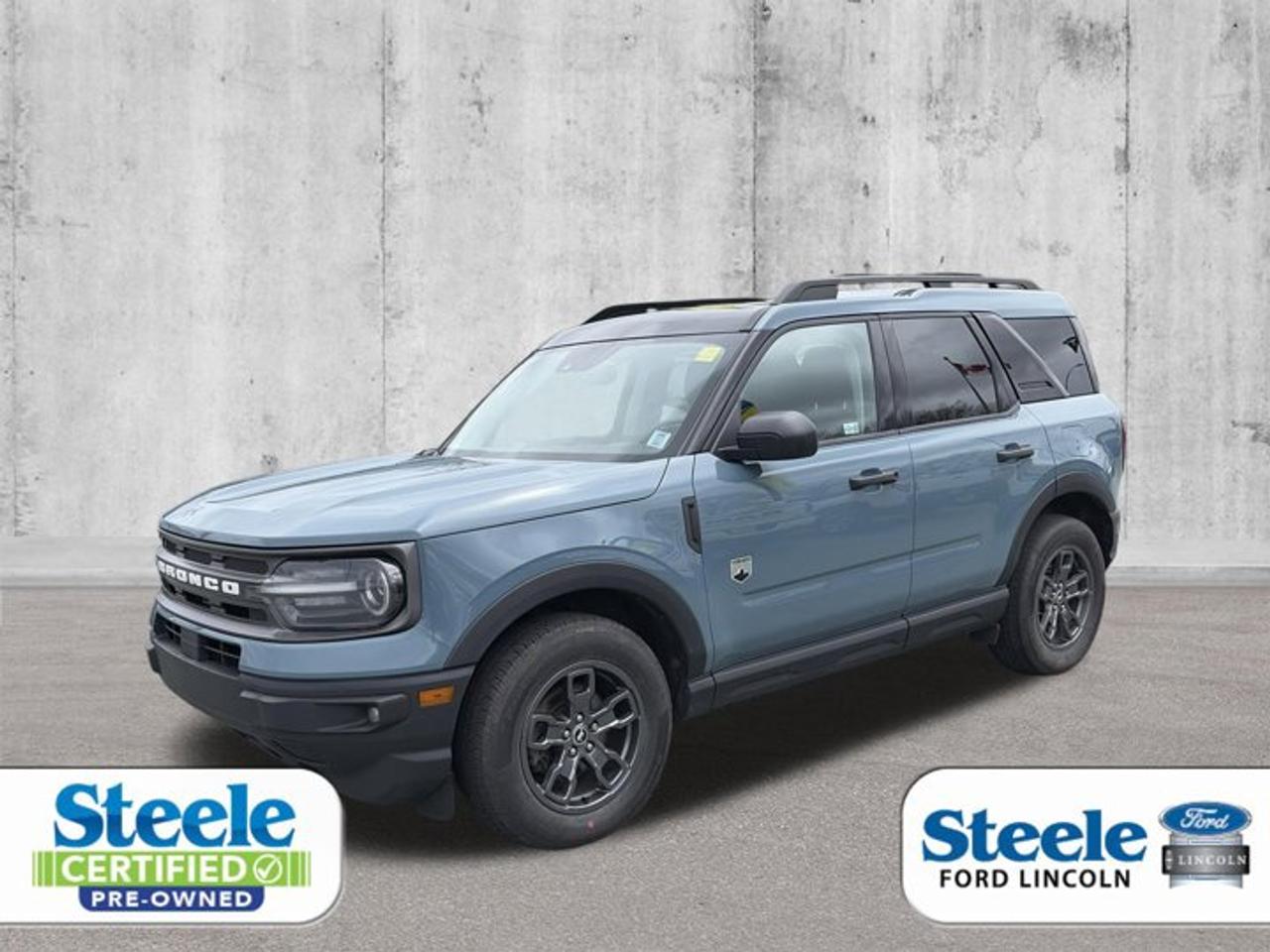 Recent Arrival!Area 512023 Ford Bronco Sport Big Bend4WD 8-Speed Automatic 1.5L EcoBoostVALUE MARKET PRICING!!.ALL CREDIT APPLICATIONS ACCEPTED! ESTABLISH OR REBUILD YOUR CREDIT HERE. APPLY AT https://steeleadvantagefinancing.com/6198 We know that you have high expectations in your car search in Halifax. So if youre in the market for a pre-owned vehicle that undergoes our exclusive inspection protocol, stop by Steele Ford Lincoln. Were confident we have the right vehicle for you. Here at Steele Ford Lincoln, we enjoy the challenge of meeting and exceeding customer expectations in all things automotive.