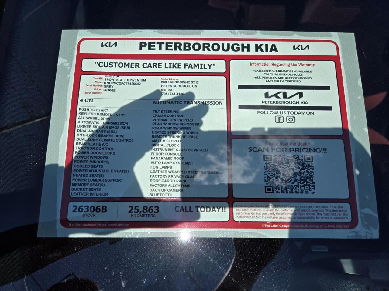 2026 Kia Sportage EX Premium AWD w/Red Interior Photo